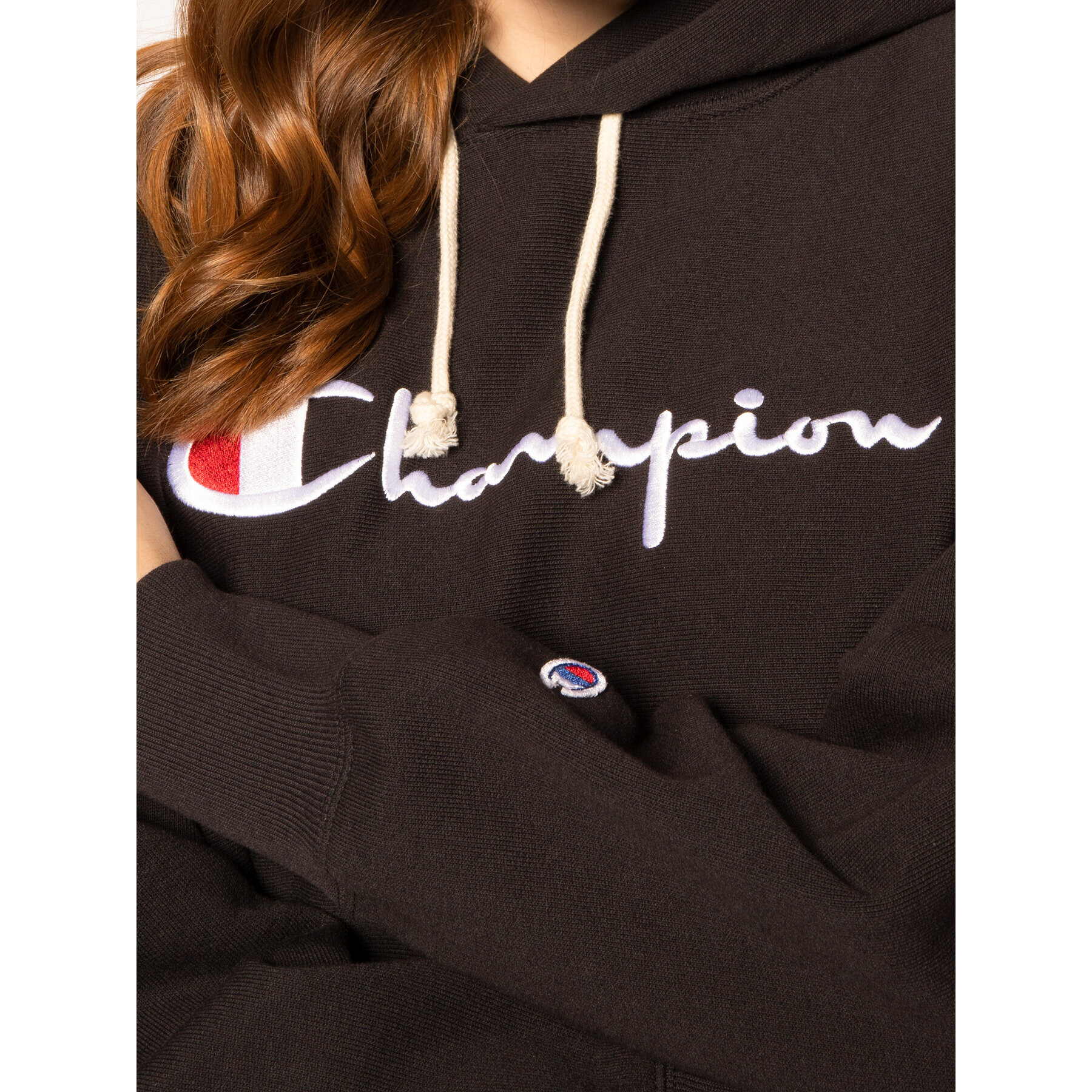 Champion Bluză 113149 Negru Custom Fit - Pled.ro