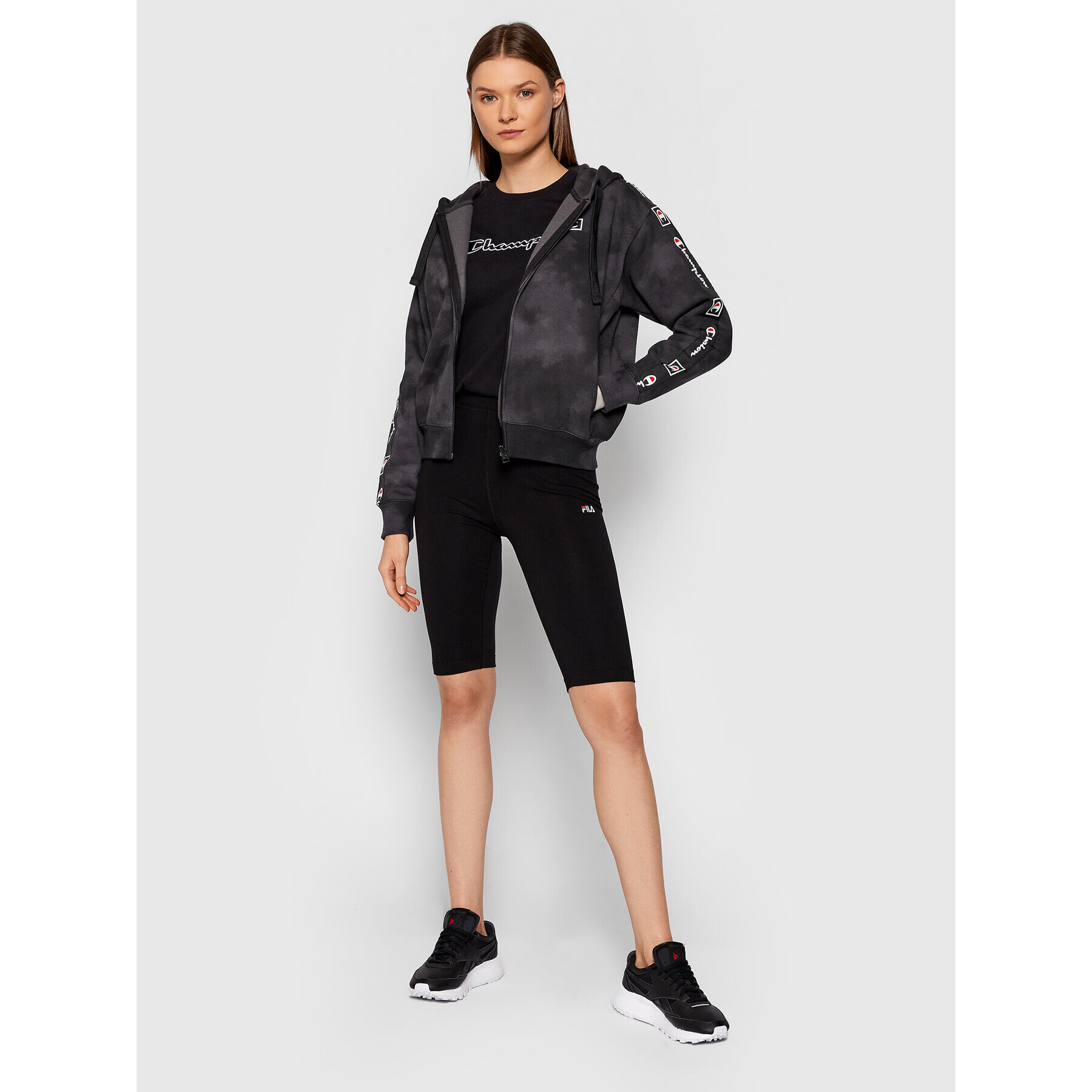 Champion Bluză 114756 Negru Regular Fit - Pled.ro