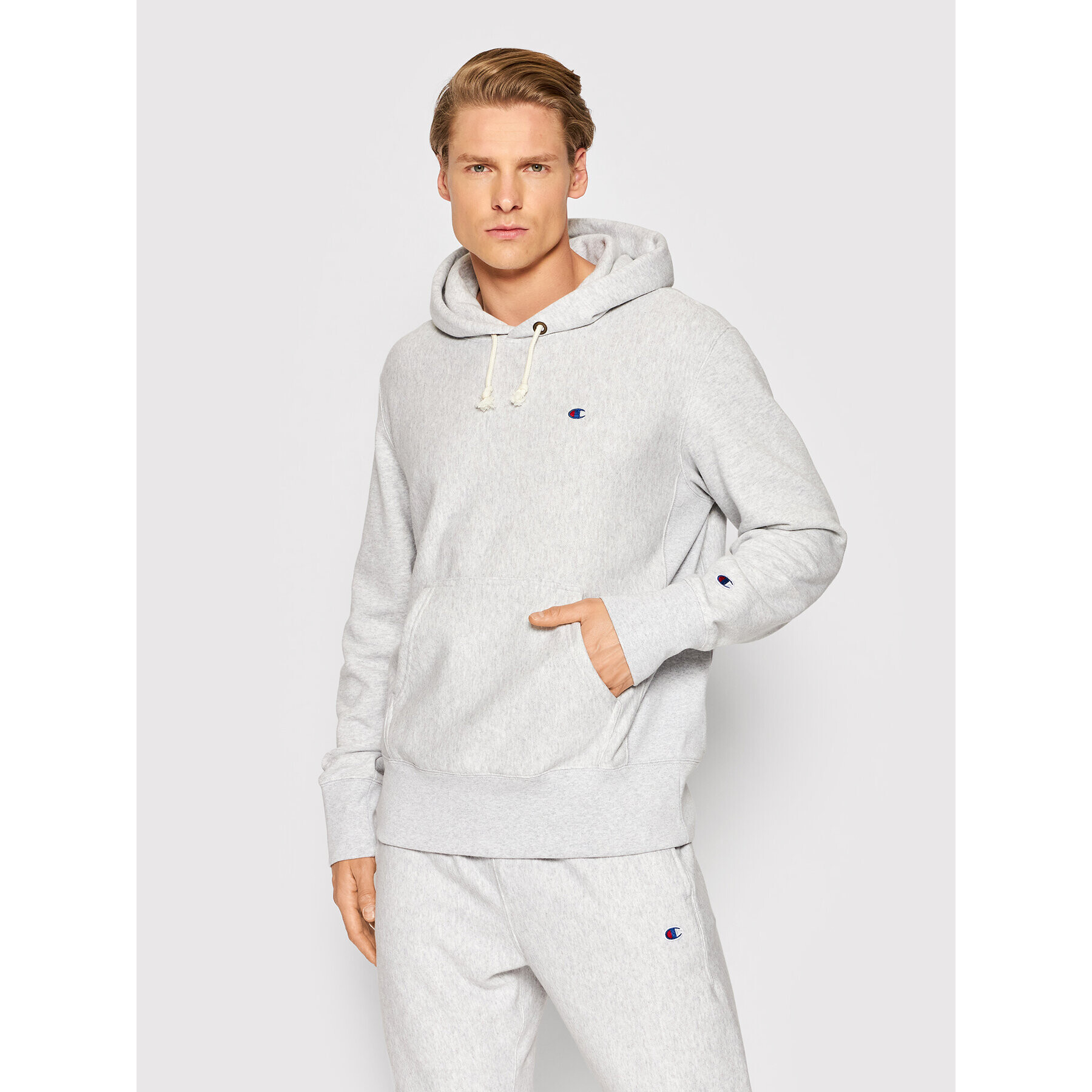 Champion Bluză 1952 217233 Gri Custom Fit - Pled.ro