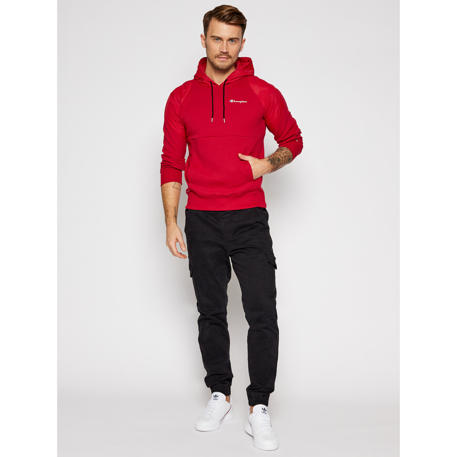 Champion Bluză 214859 Roșu Custom Fit - Pled.ro