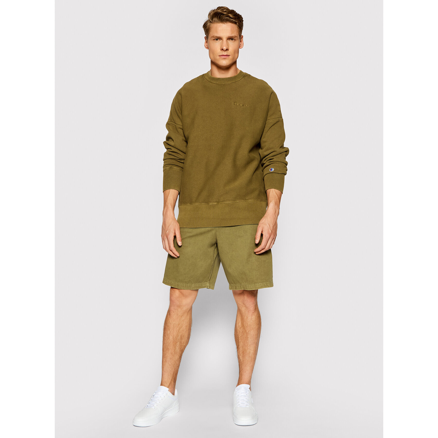 Champion Bluză 216199 Verde Regular Fit - Pled.ro