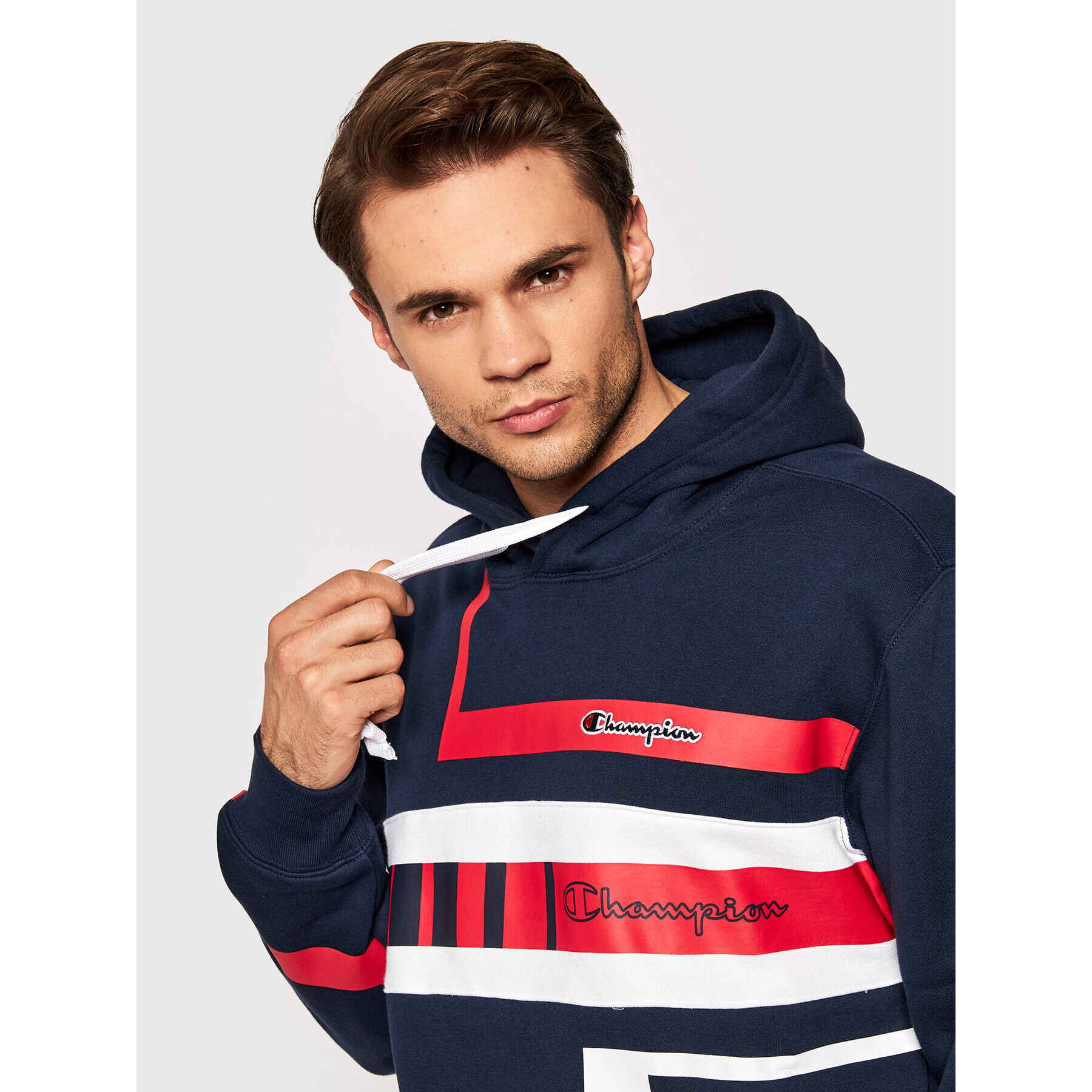 Champion Bluză 216485 Bleumarin Custom Fit - Pled.ro