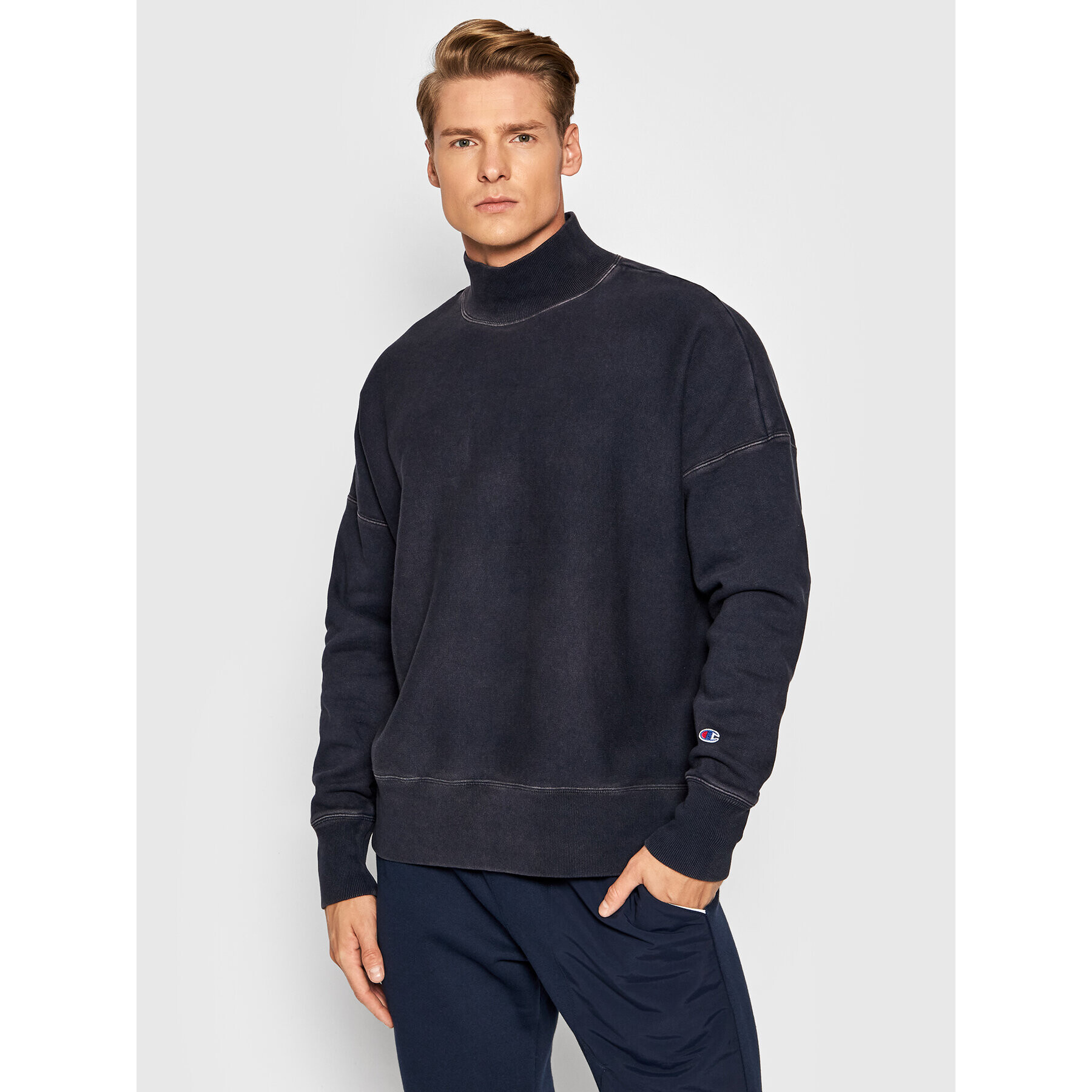 Champion Bluză 216491 Bleumarin Relaxed Fit - Pled.ro