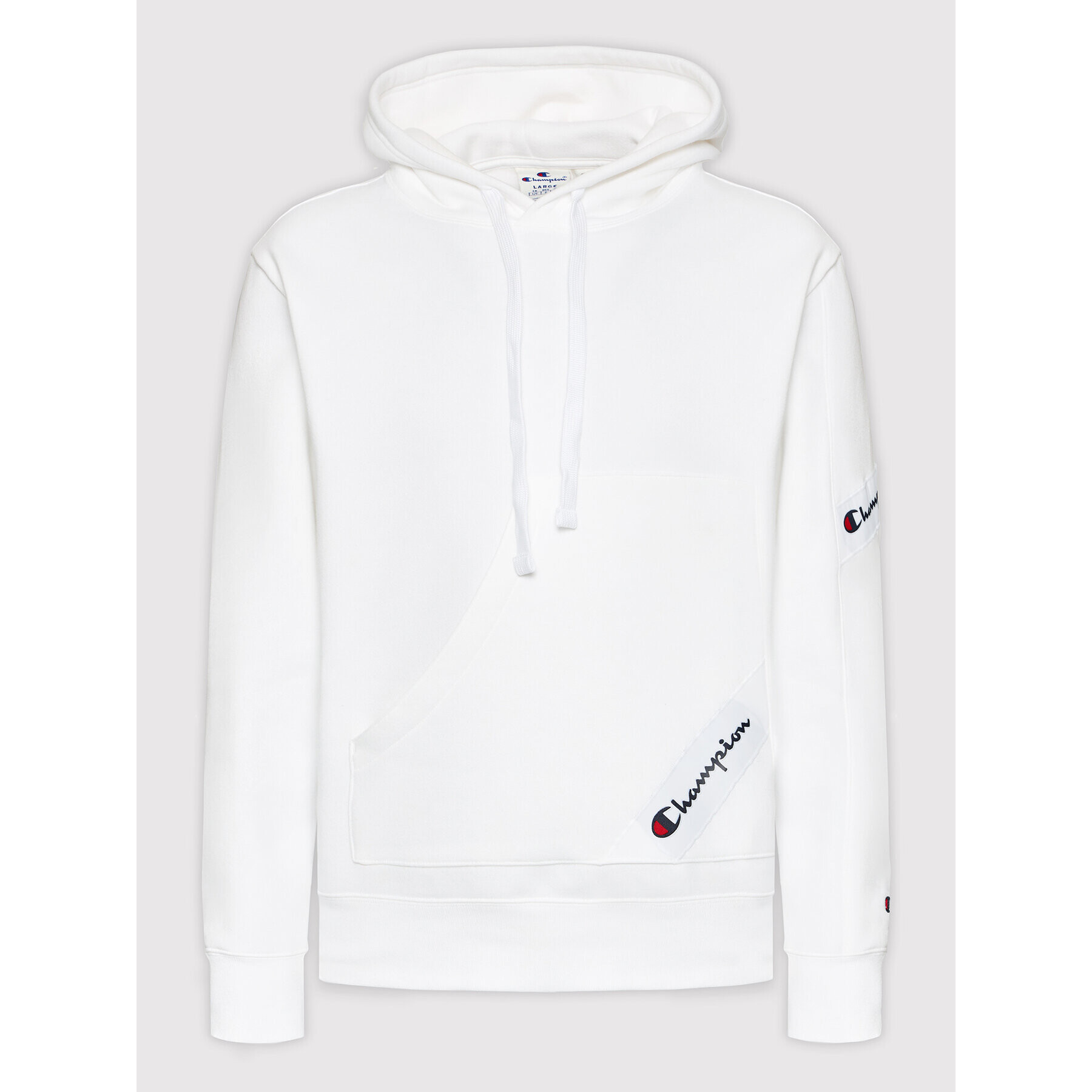 Champion Bluză 216549 Alb Custom Fit - Pled.ro