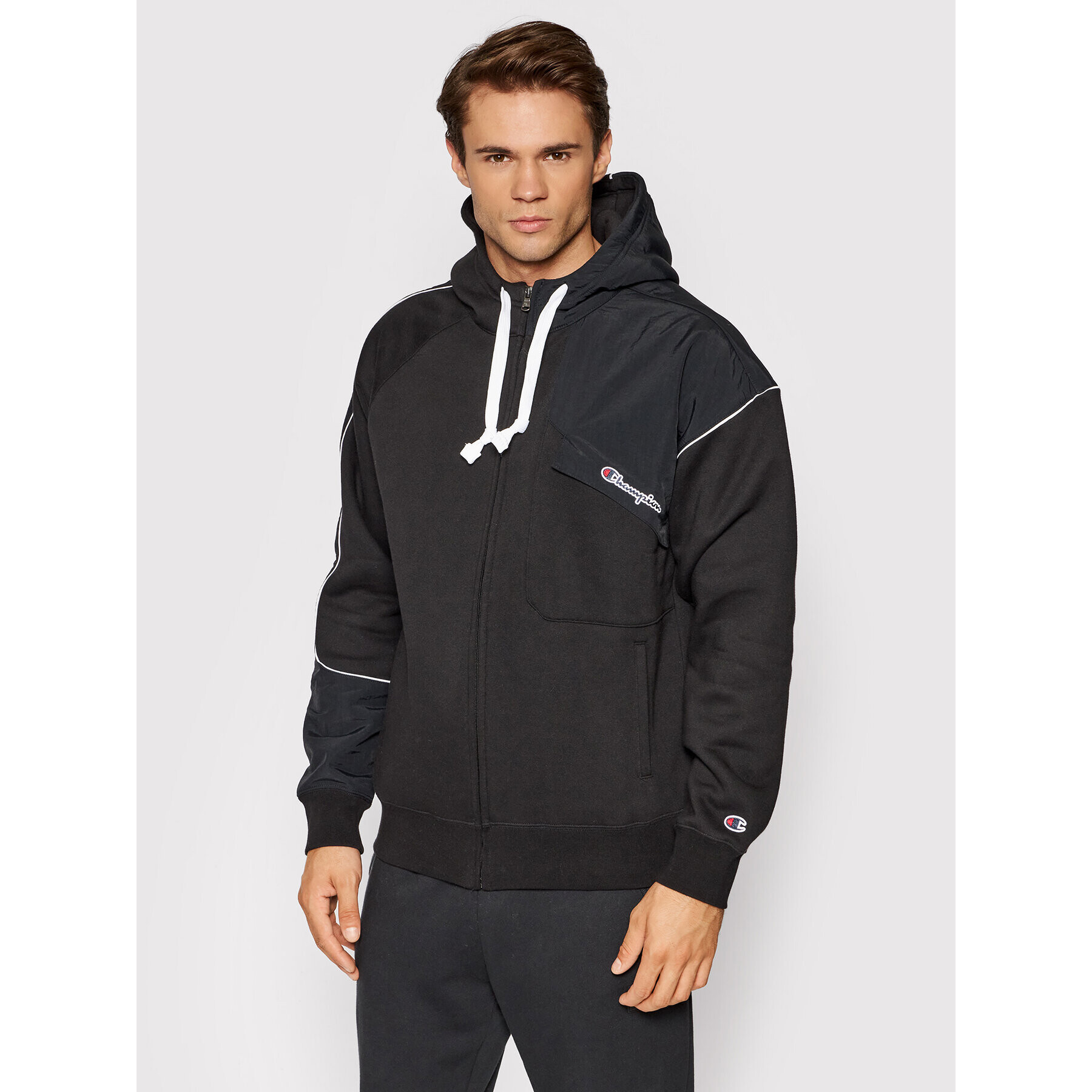 Champion Bluză 216554 Negru Custom Fit - Pled.ro