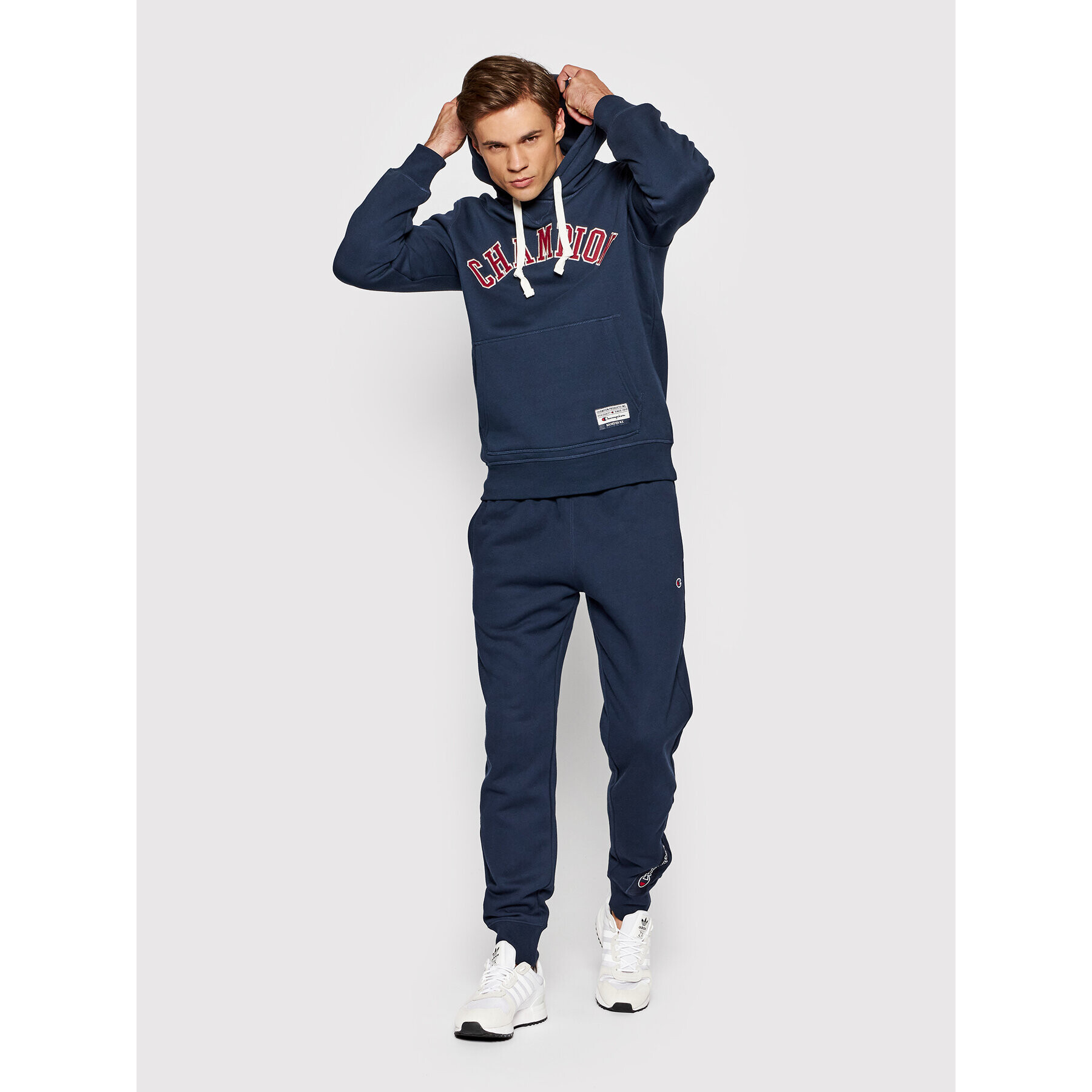 Champion Bluză 216569 Bleumarin Custom Fit - Pled.ro