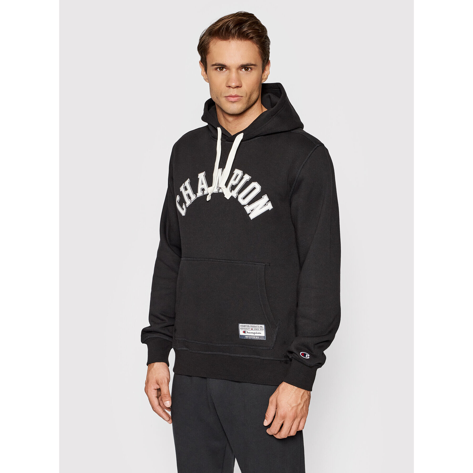 Champion Bluză 216569 Negru Custom Fit - Pled.ro