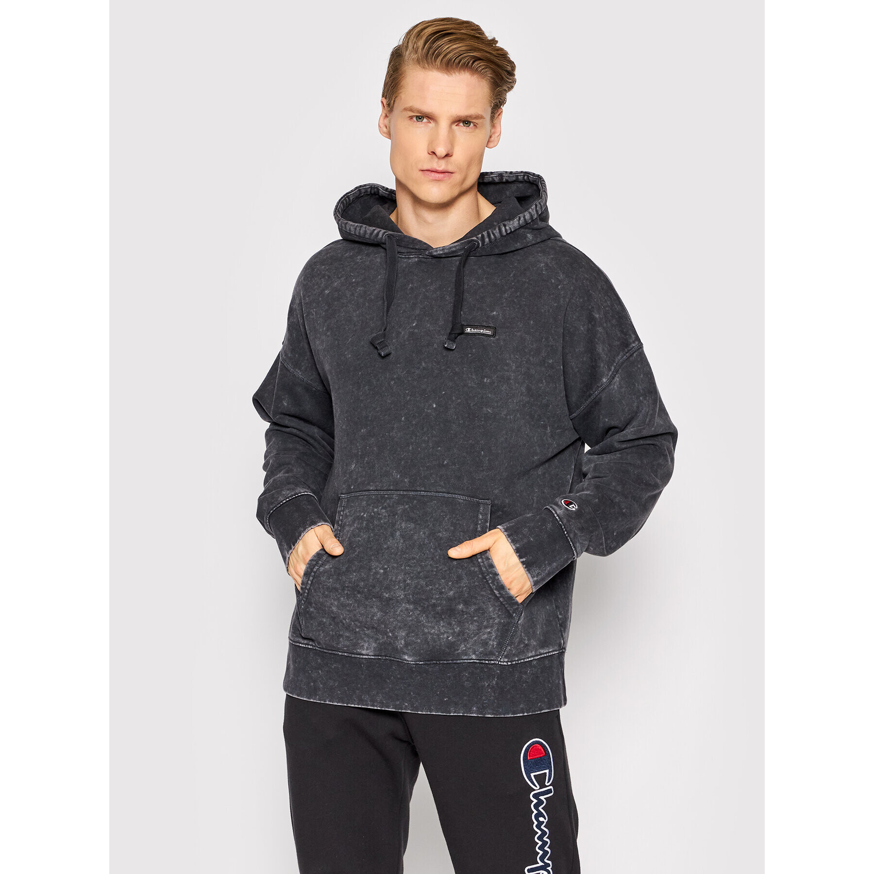 Champion Bluză 217083 Gri Baggy Fit - Pled.ro