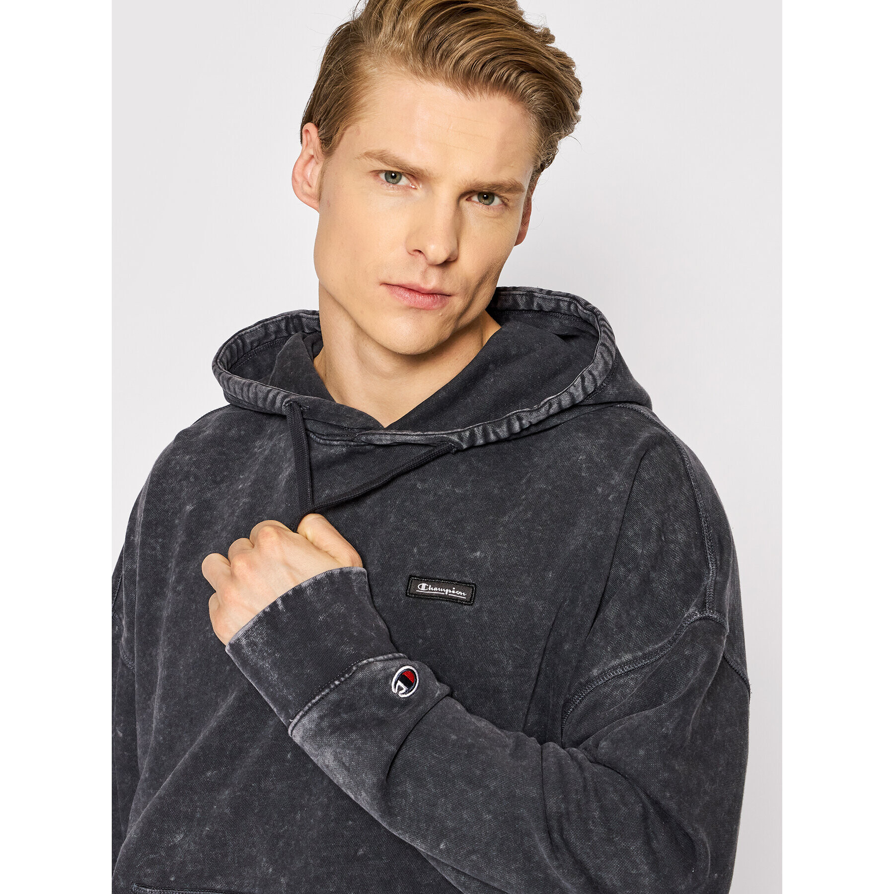 Champion Bluză 217083 Gri Baggy Fit - Pled.ro