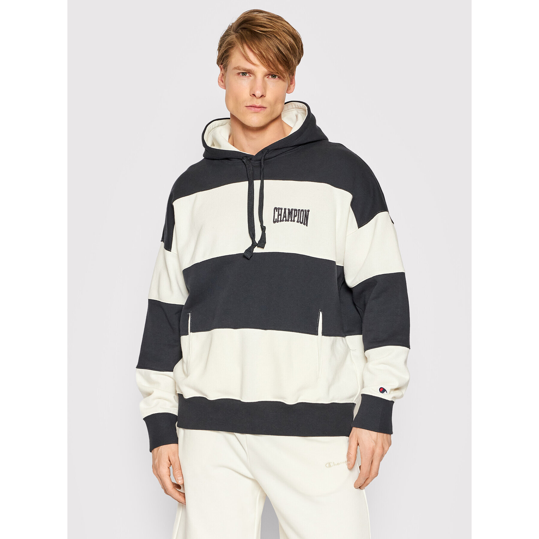 Champion Bluză 217173 Alb Baggy Fit - Pled.ro