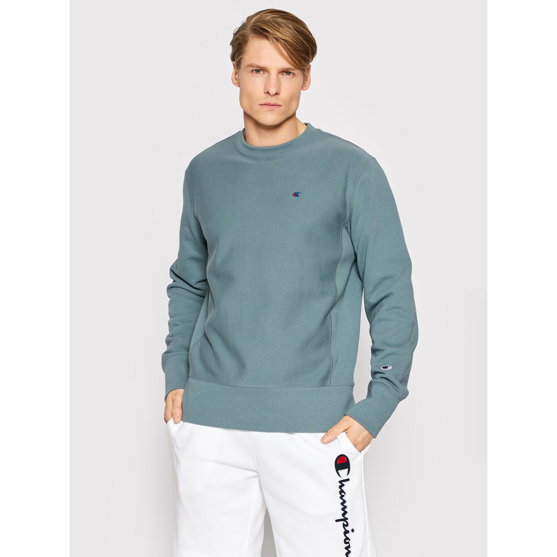 Champion Bluză 217223 Albastru Regular Fit - Pled.ro