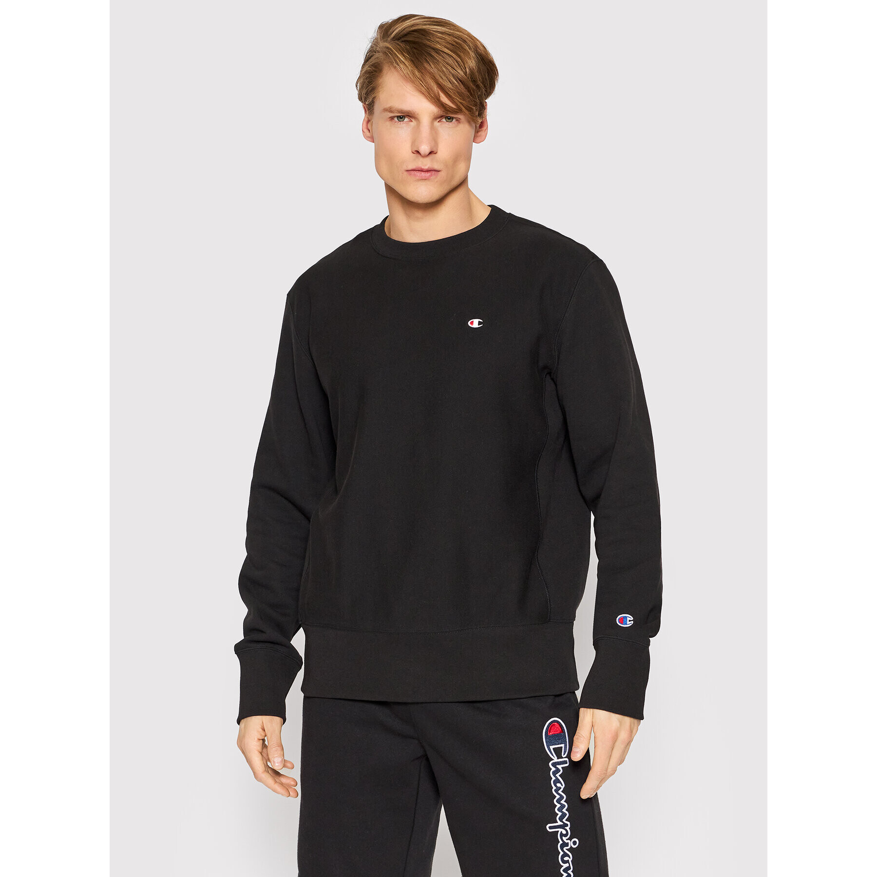 Champion Bluză 217223 Negru Regular Fit - Pled.ro