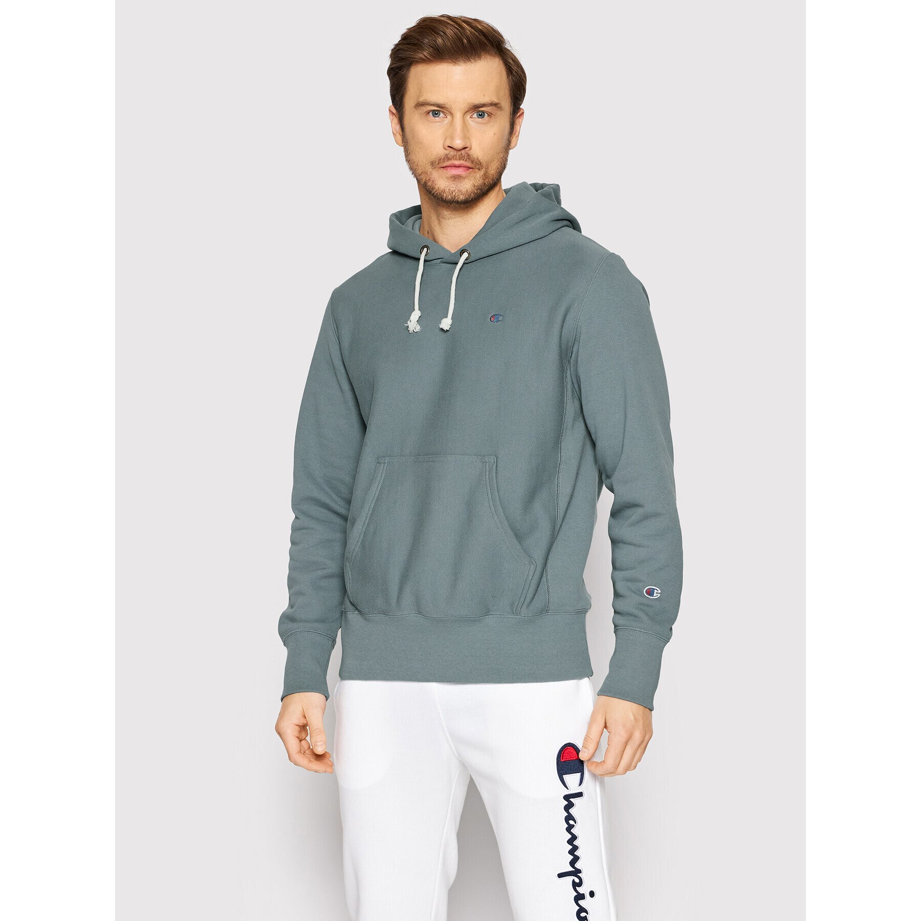 Champion Bluză 217233 Gri Custom Fit - Pled.ro