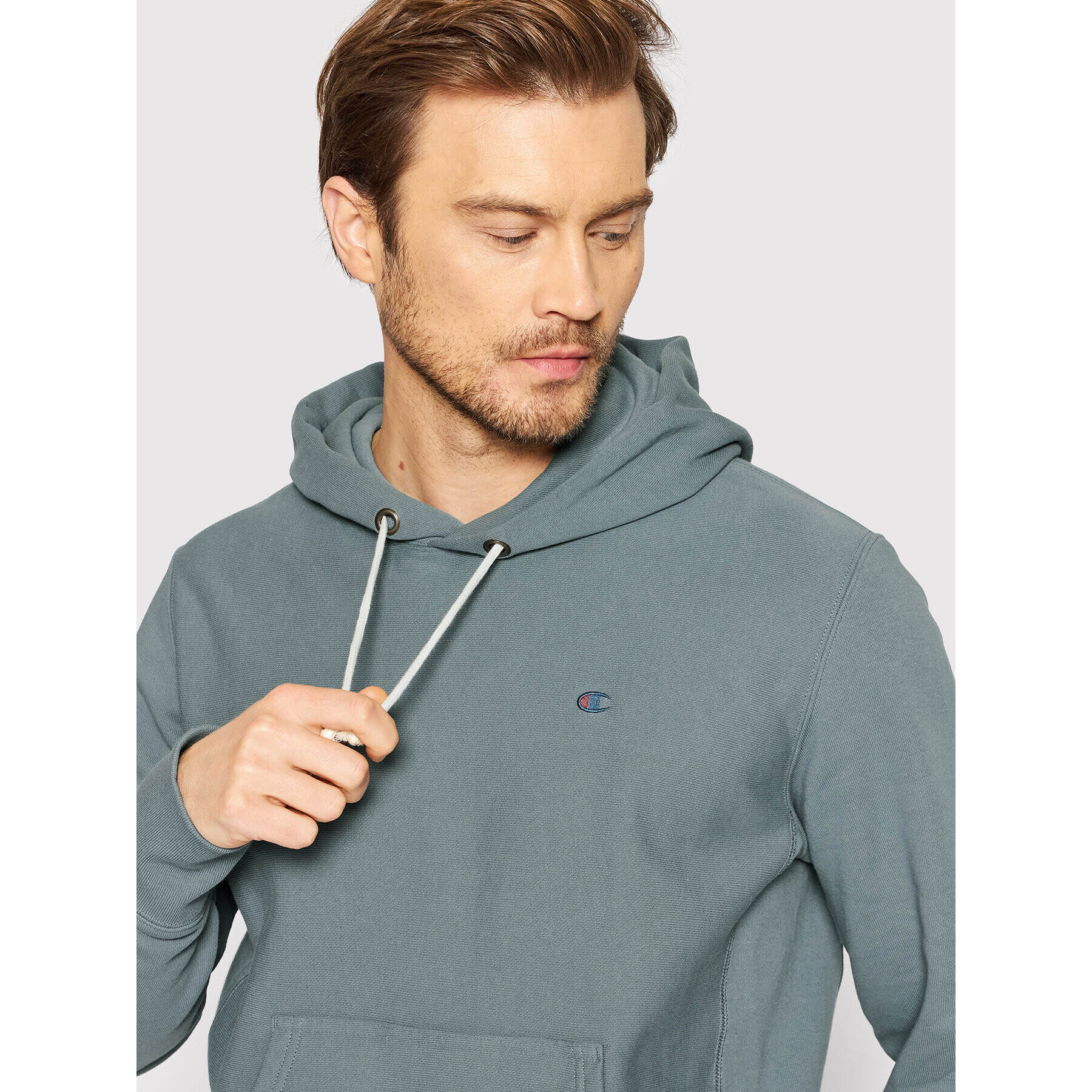 Champion Bluză 217233 Gri Custom Fit - Pled.ro