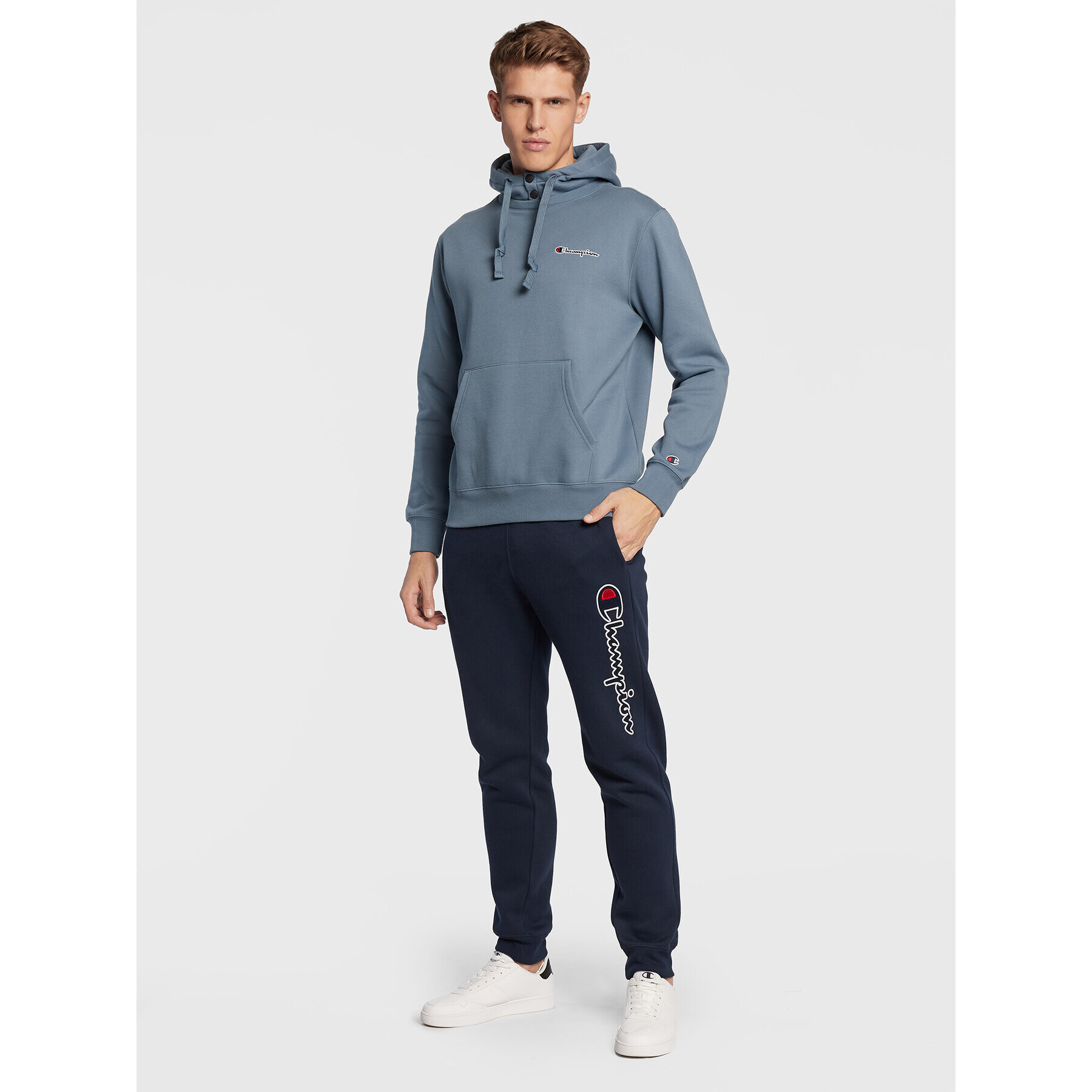 Champion Bluză 217865 Albastru Regular Fit - Pled.ro