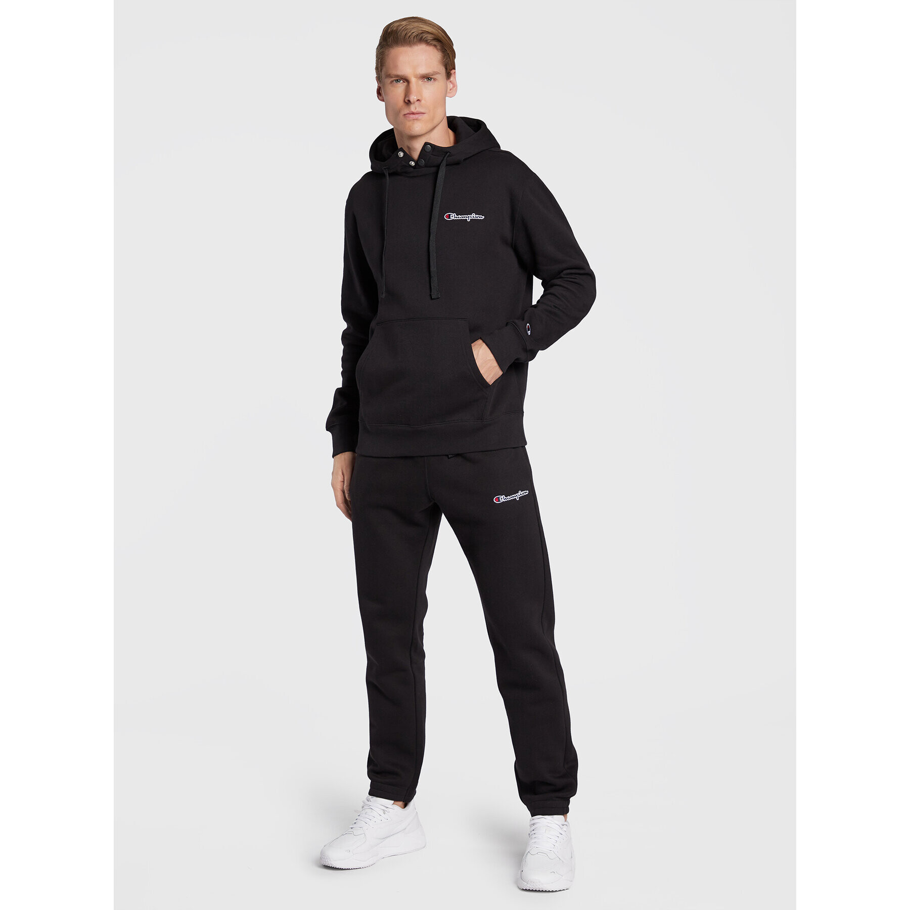 Champion Bluză 217865 Negru Regular Fit - Pled.ro