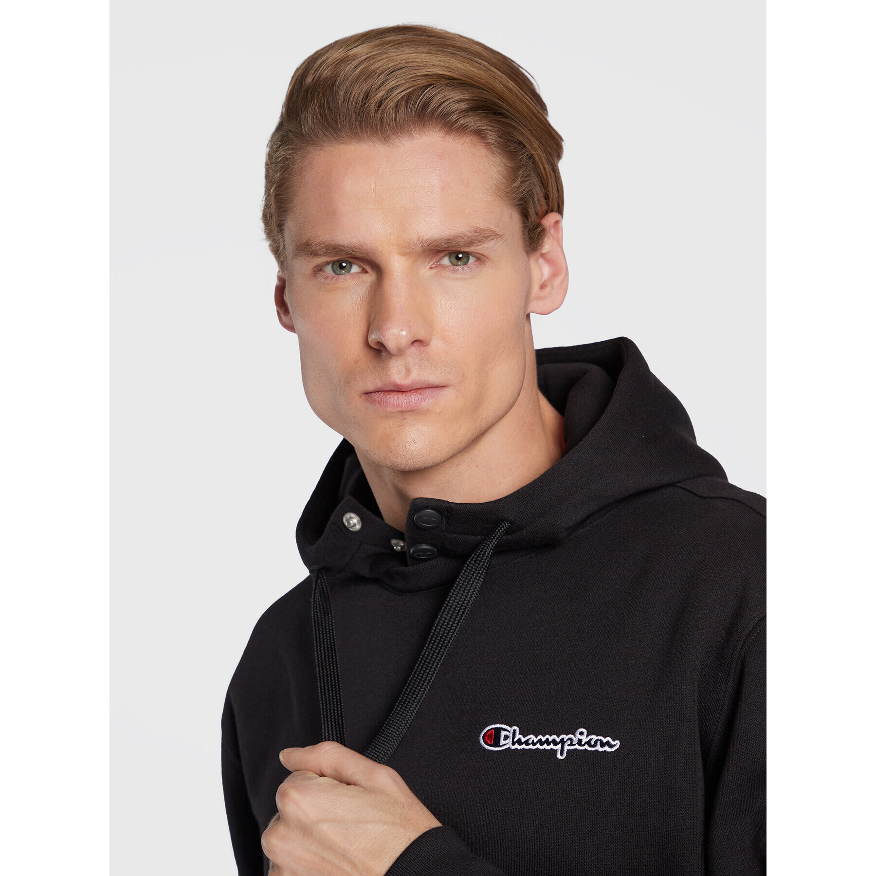 Champion Bluză 217865 Negru Regular Fit - Pled.ro