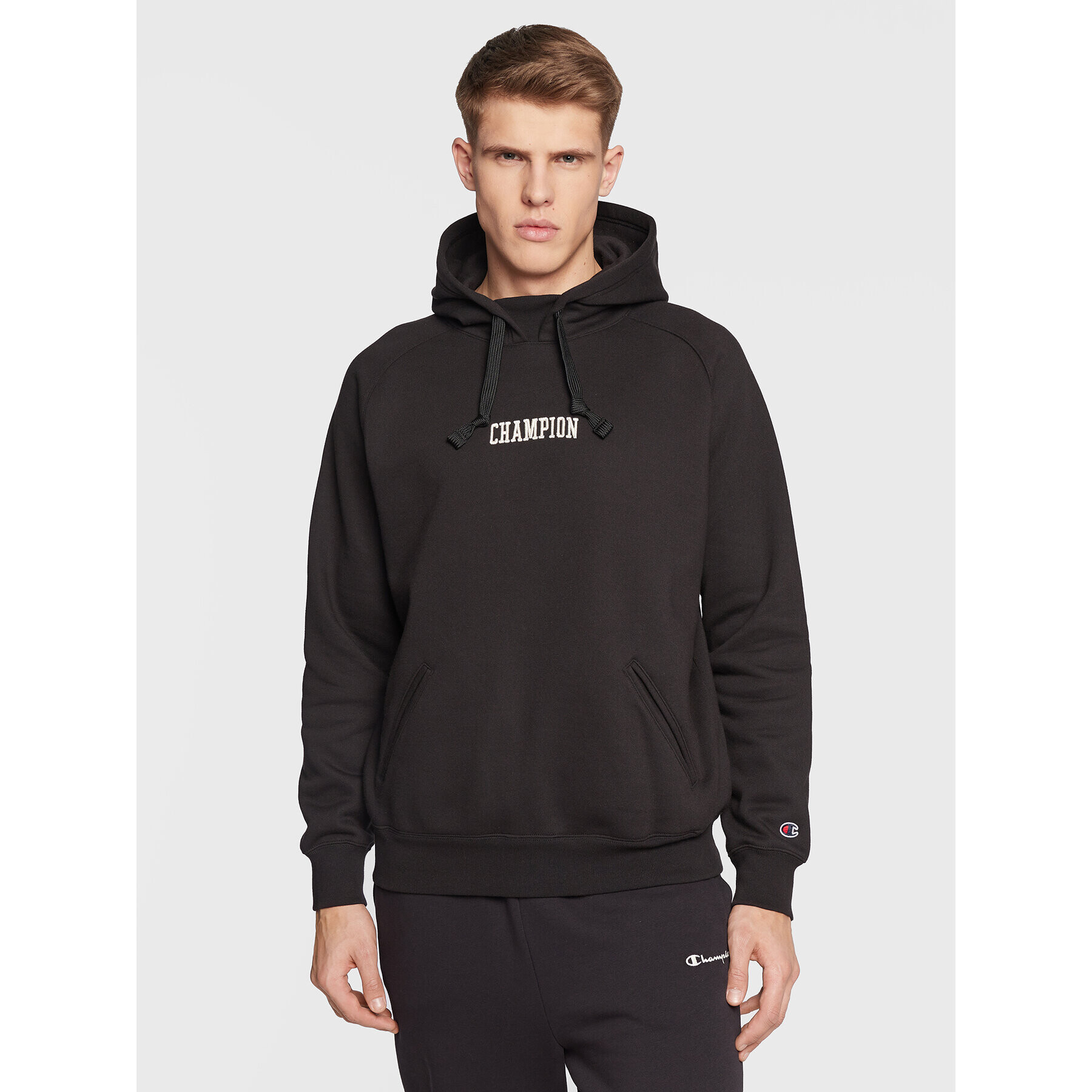 Champion Bluză 217878 Negru Regular Fit - Pled.ro