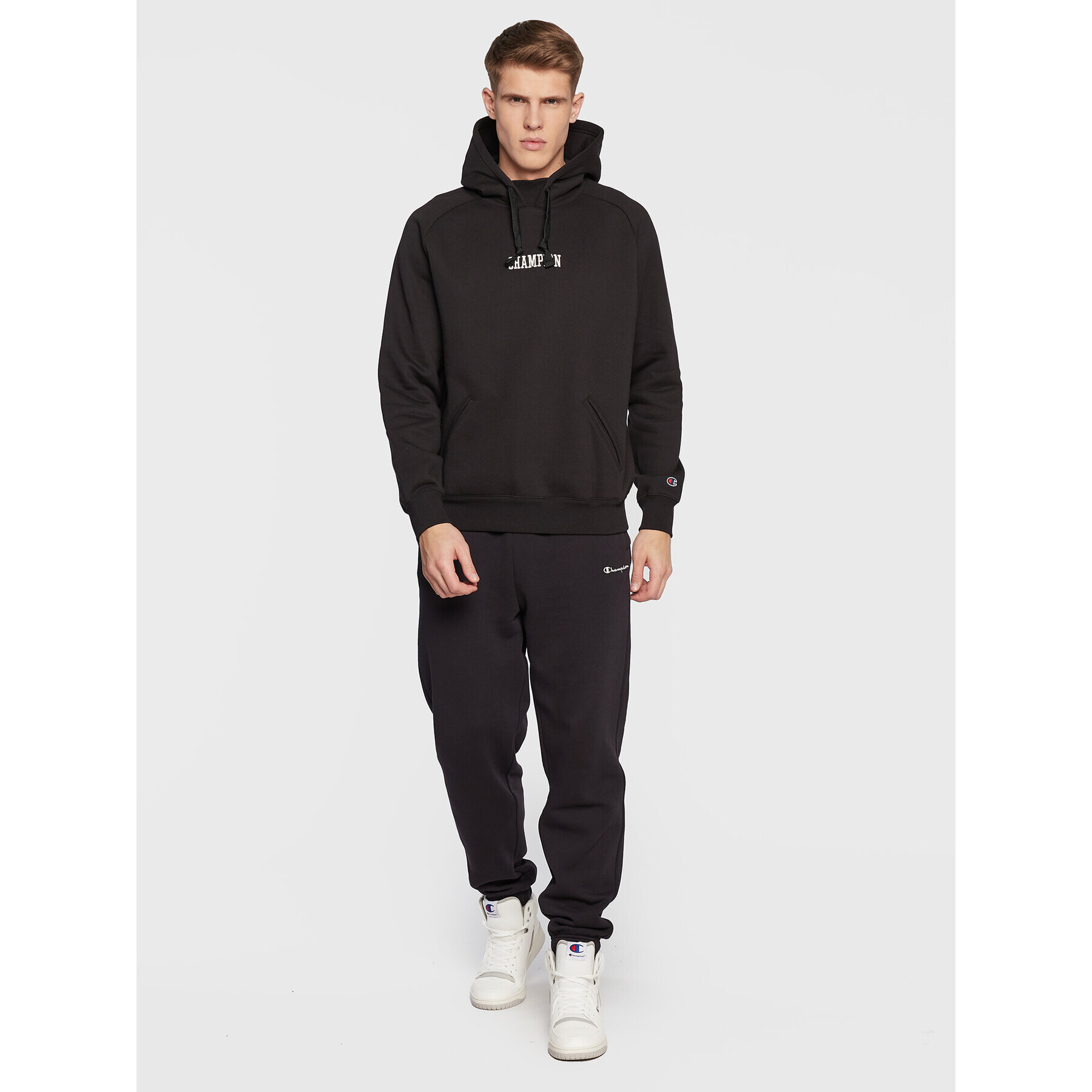 Champion Bluză 217878 Negru Regular Fit - Pled.ro