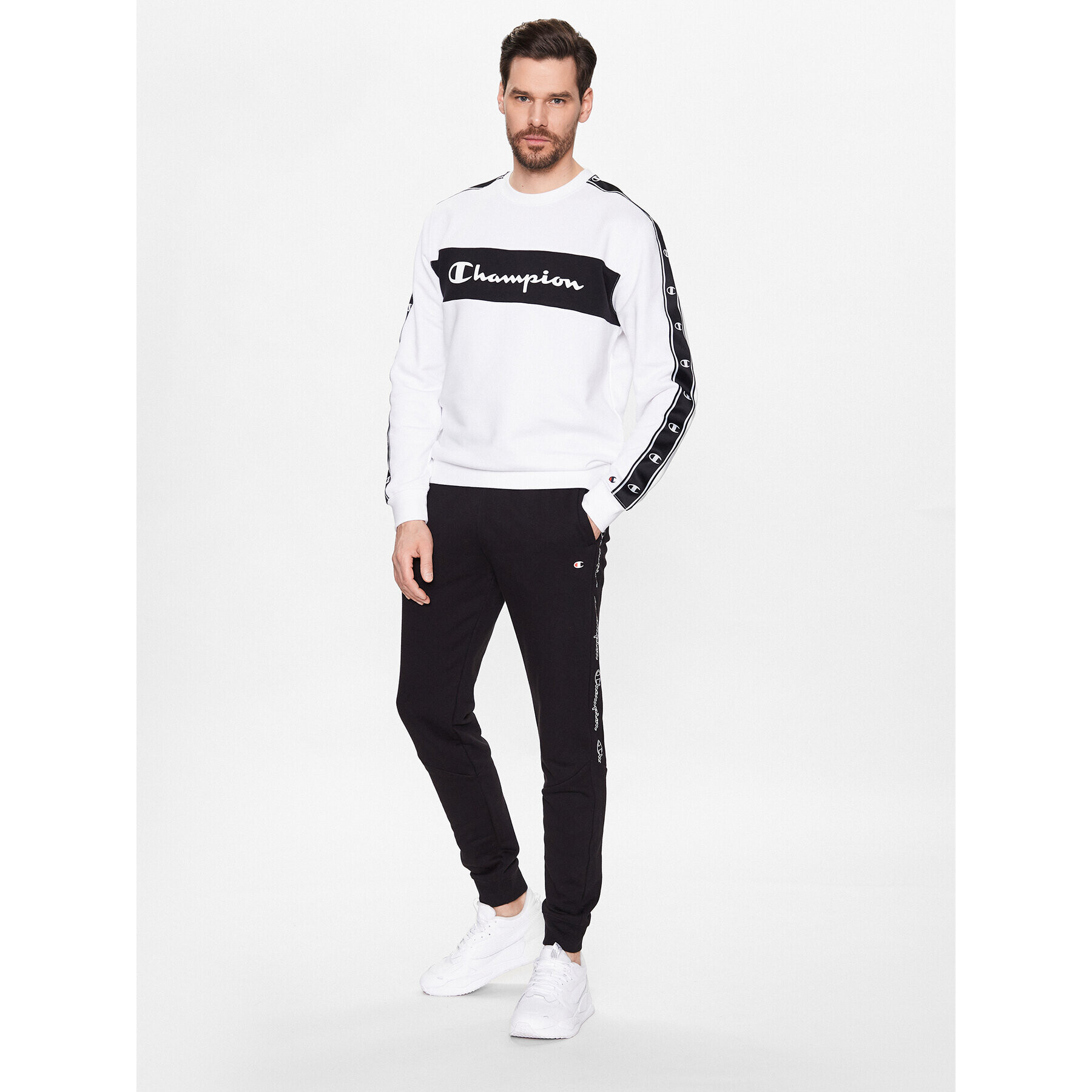 Champion Bluză 218474 Alb Regular Fit - Pled.ro