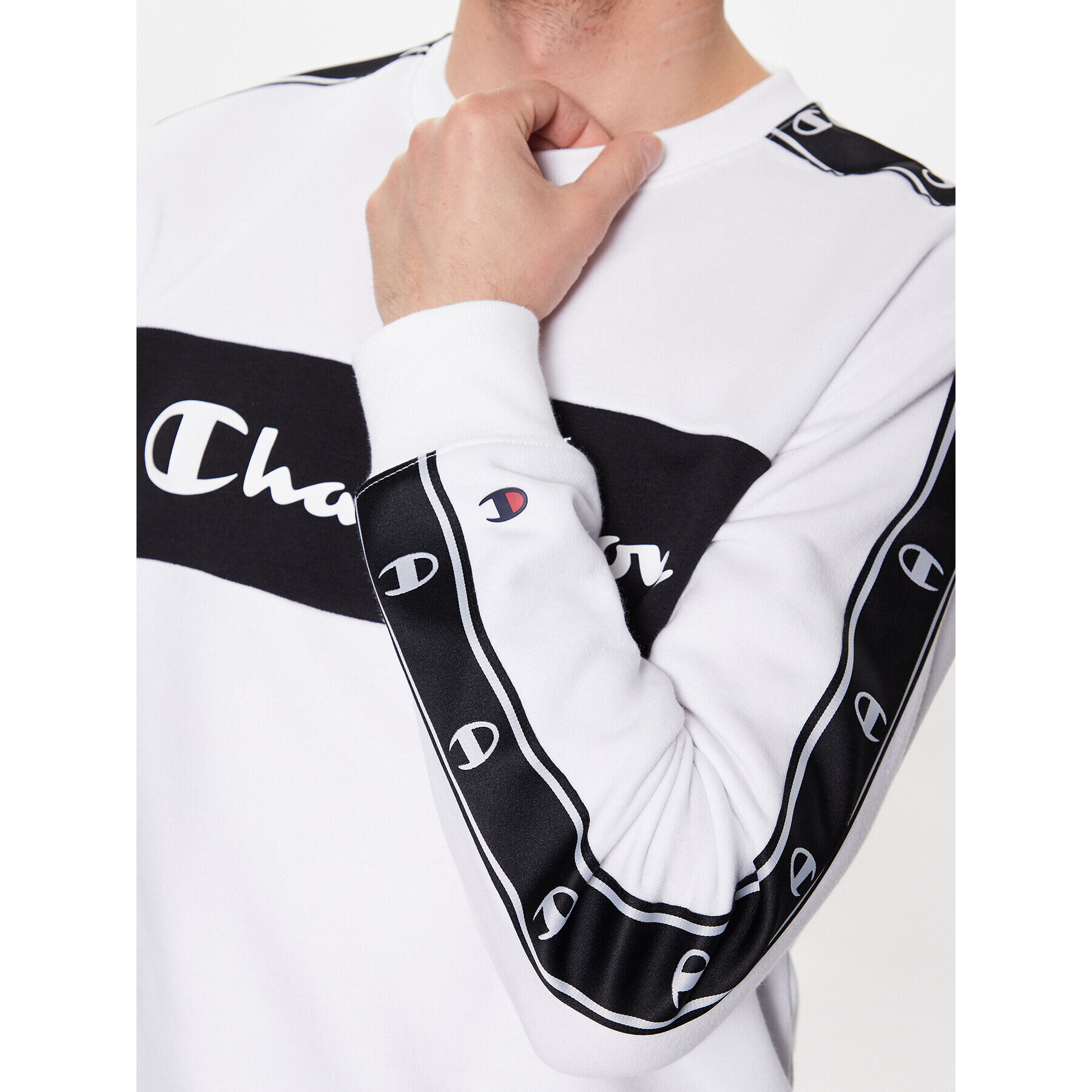 Champion Bluză 218474 Alb Regular Fit - Pled.ro