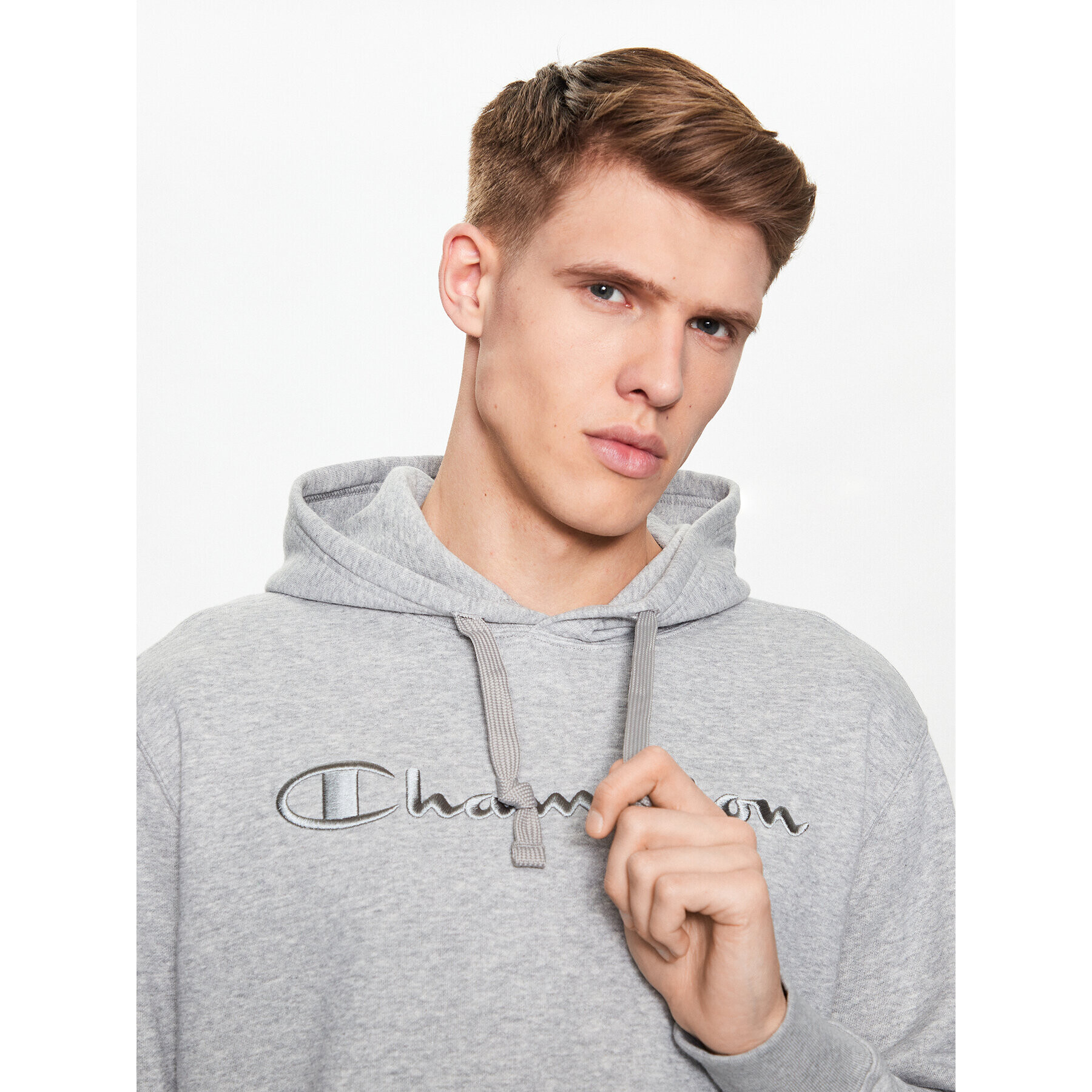 Champion Bluză 218486 Gri Regular Fit - Pled.ro