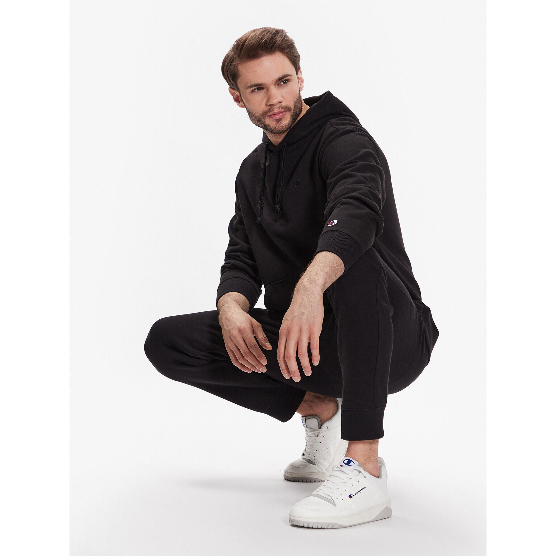 Champion Bluză 218491 Negru Regular Fit - Pled.ro