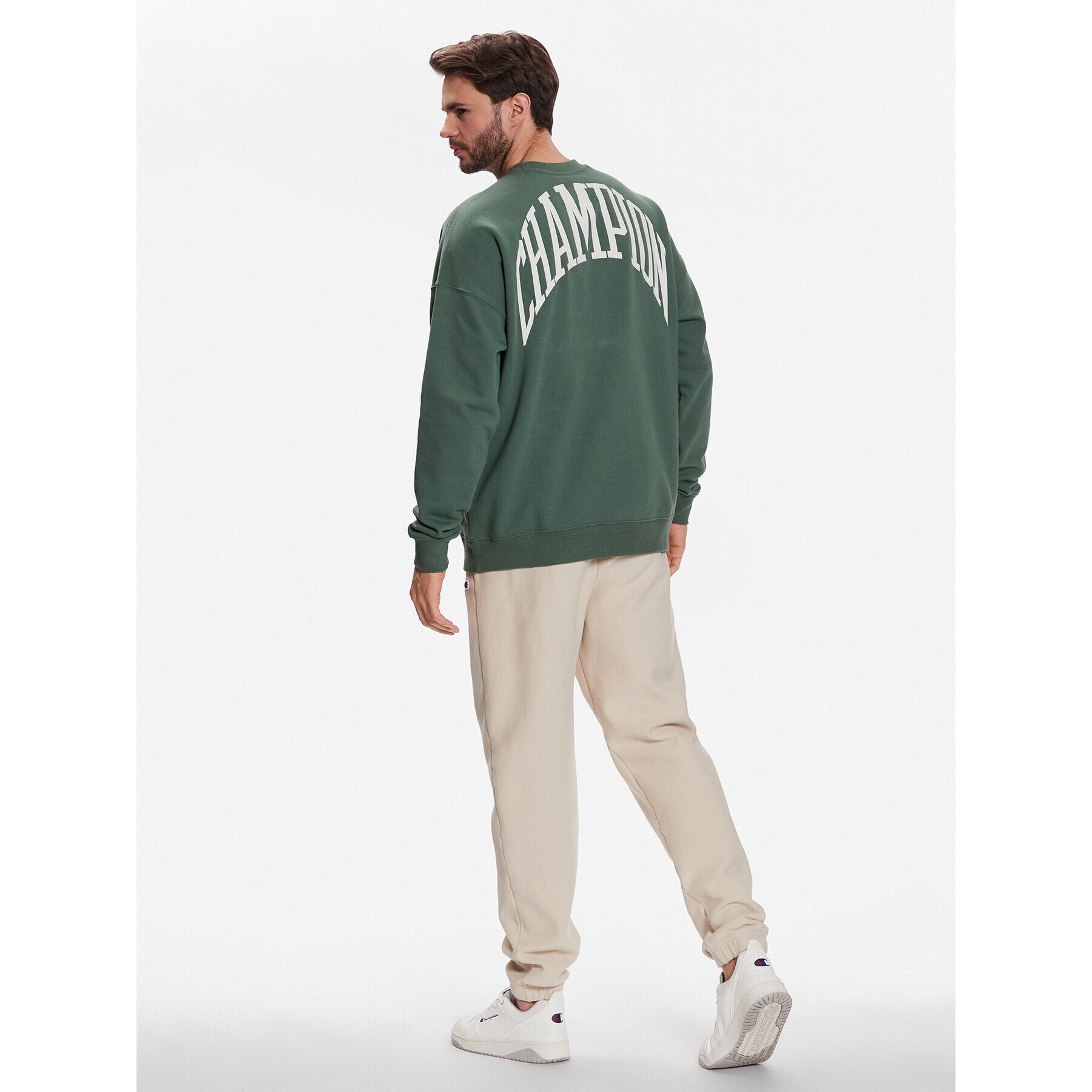 Champion Bluză 218517 Verde Baggy Fit - Pled.ro