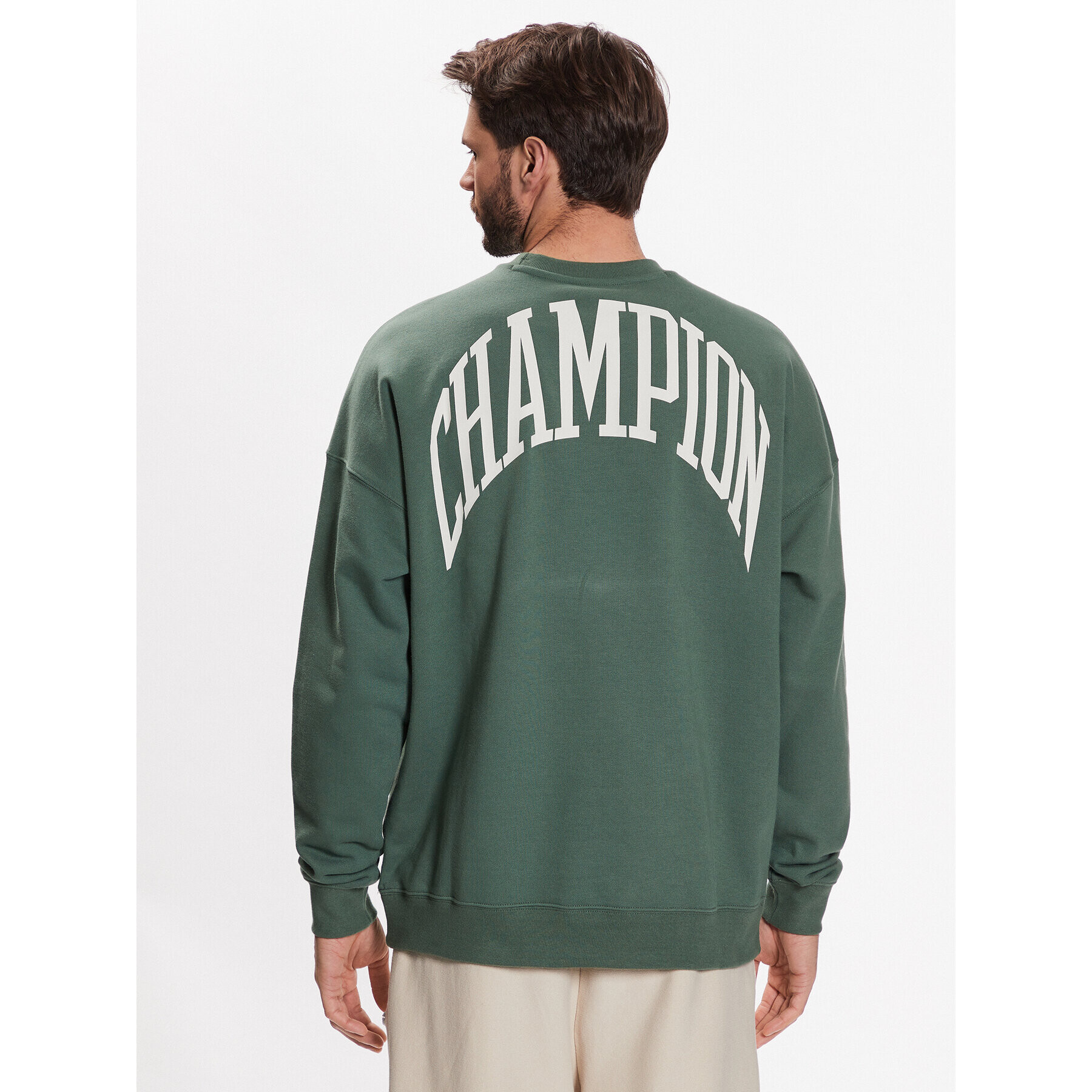 Champion Bluză 218517 Verde Baggy Fit - Pled.ro