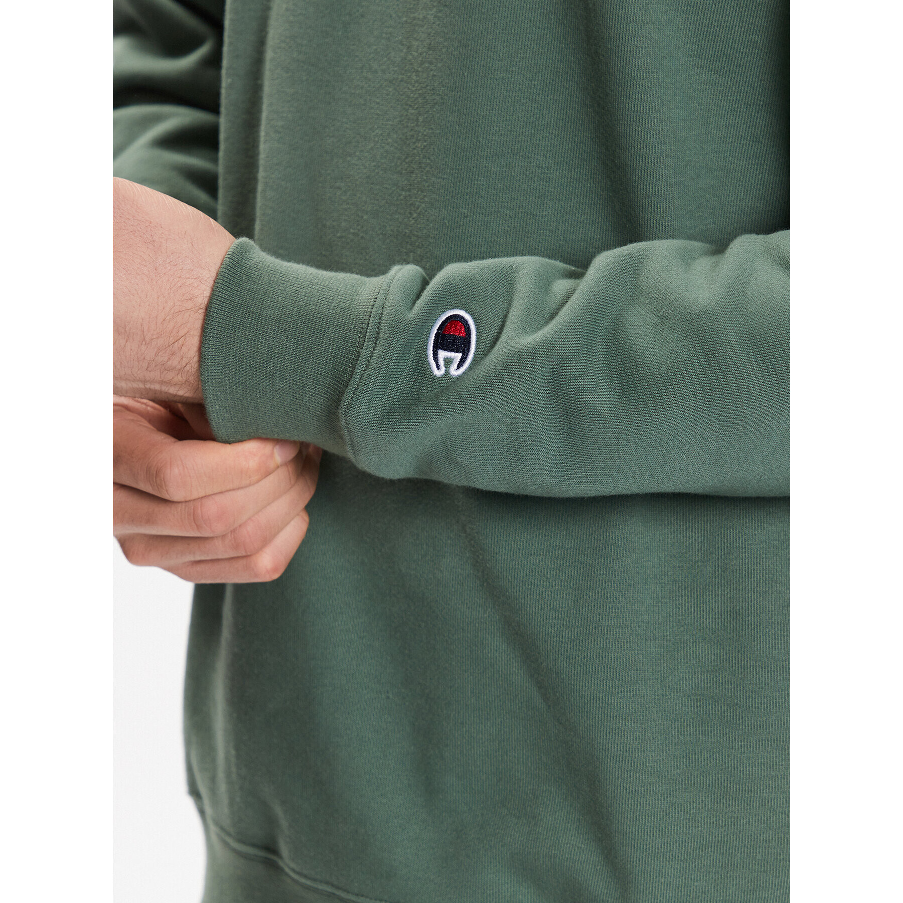 Champion Bluză 218517 Verde Baggy Fit - Pled.ro