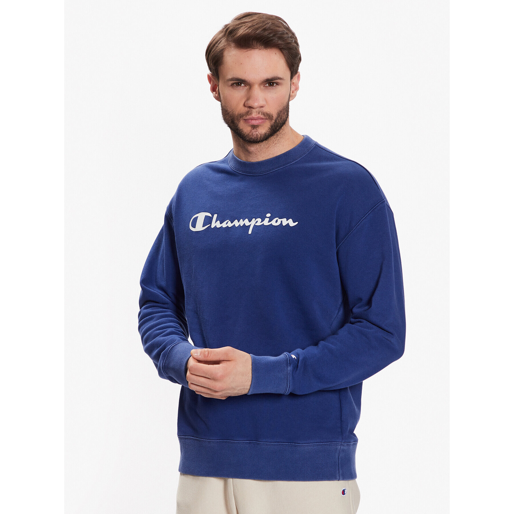 Champion Bluză 218601 Bleumarin Custom Fit - Pled.ro