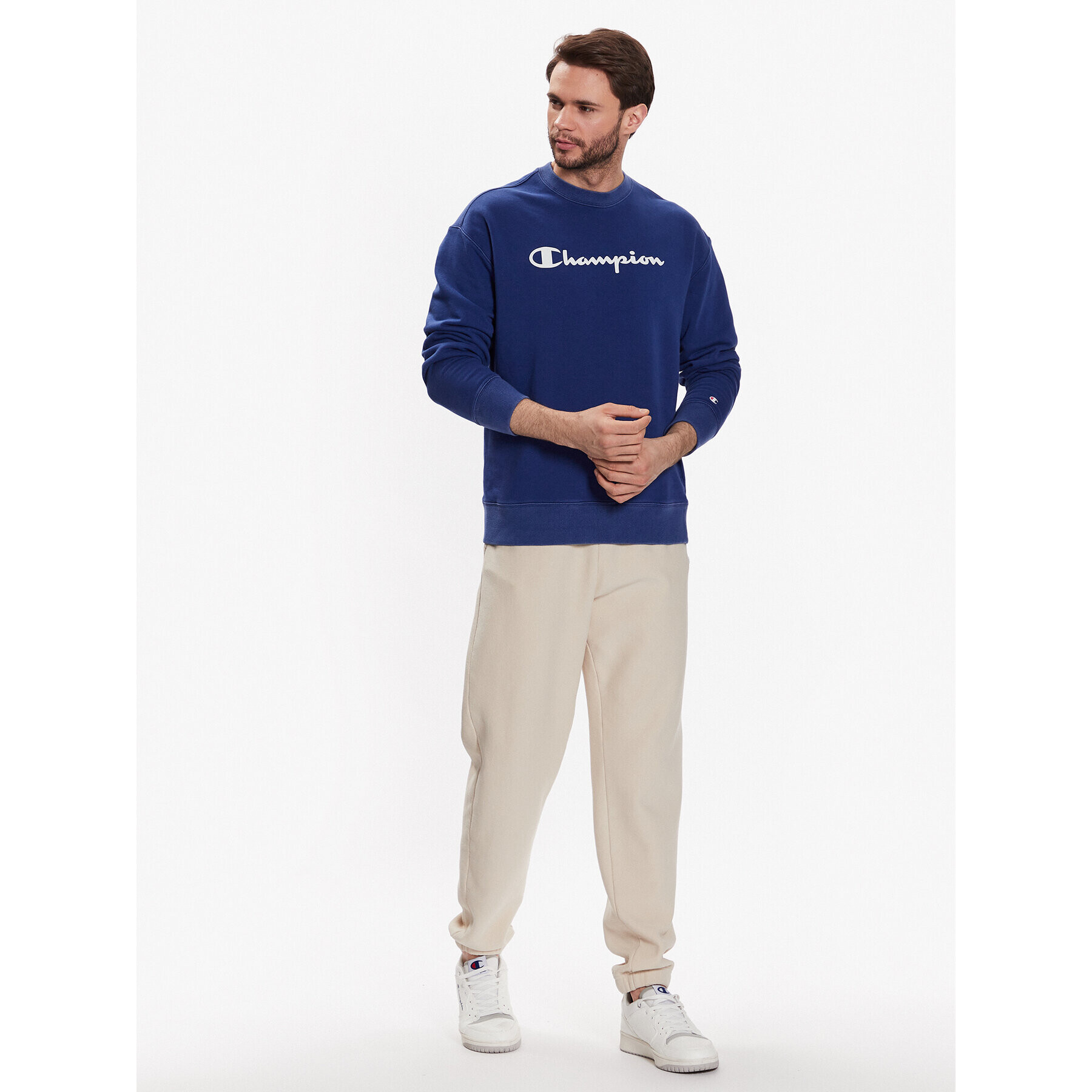 Champion Bluză 218601 Bleumarin Custom Fit - Pled.ro