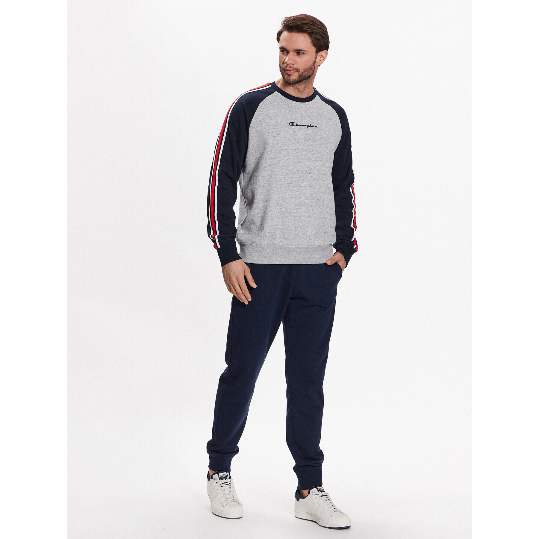 Champion Bluză 218766 Gri Regular Fit - Pled.ro