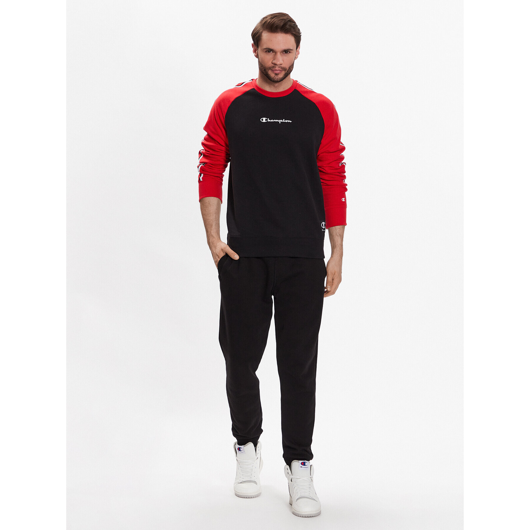 Champion Bluză 218766 Negru Regular Fit - Pled.ro