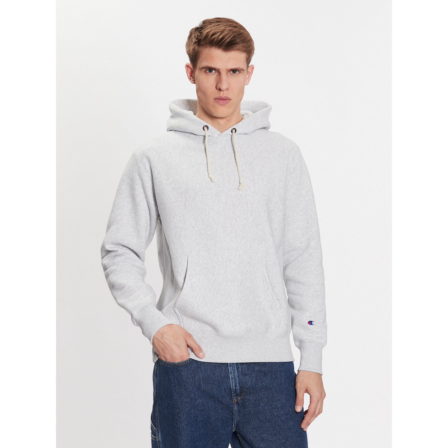 Champion Bluză 218903 Gri Regular Fit - Pled.ro