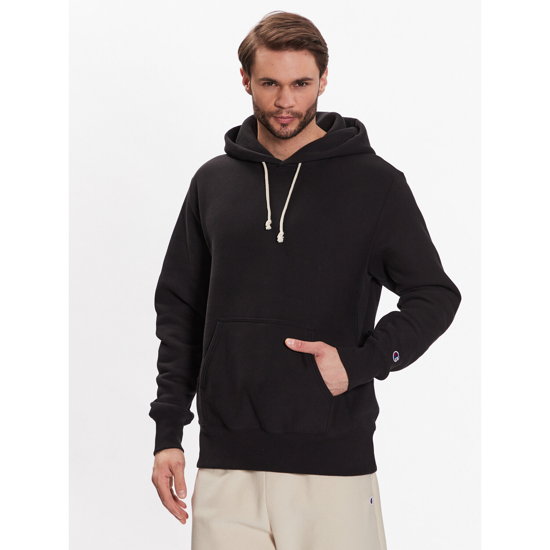 Champion Bluză 218903 Negru Regular Fit - Pled.ro