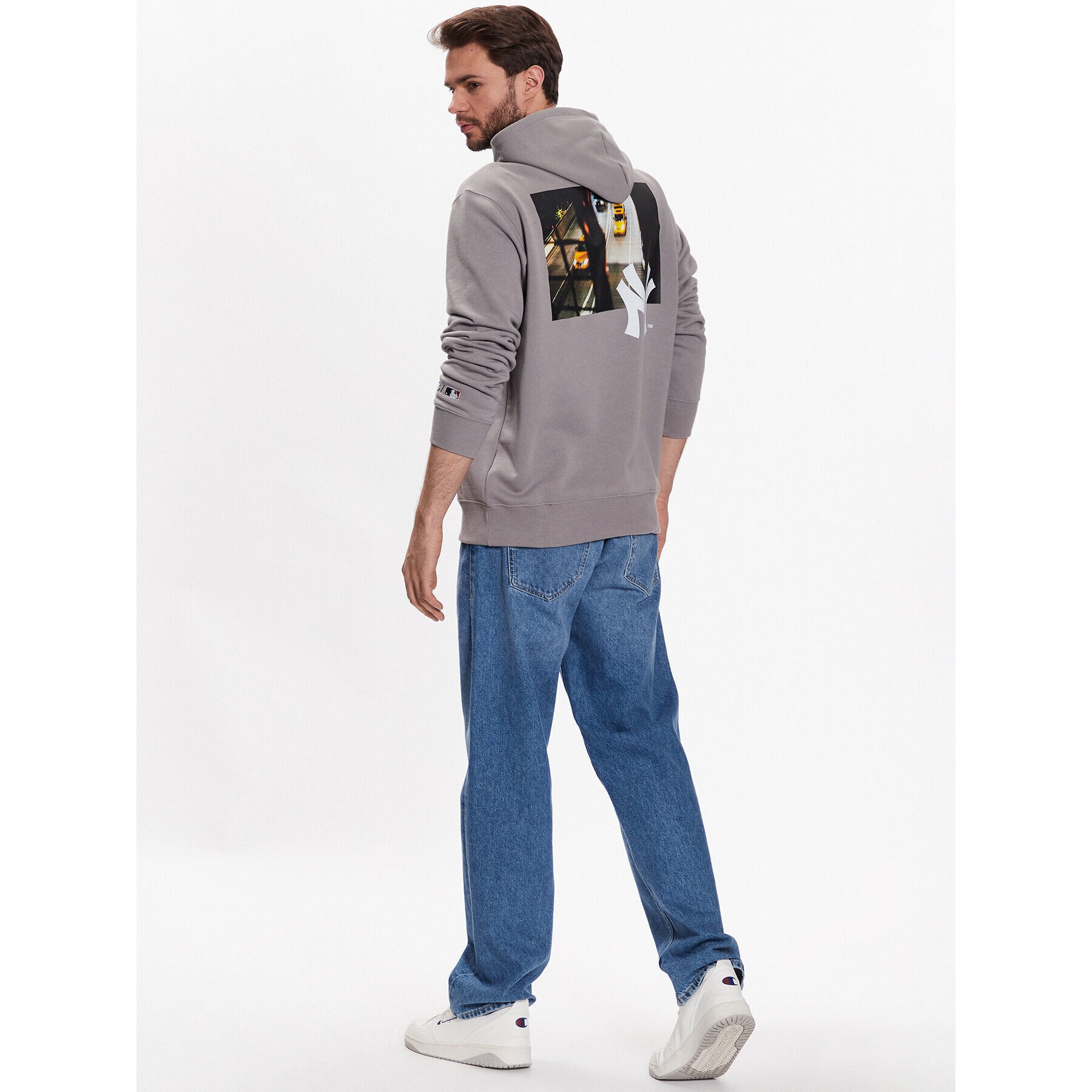 Champion Bluză 218919 Gri Regular Fit - Pled.ro