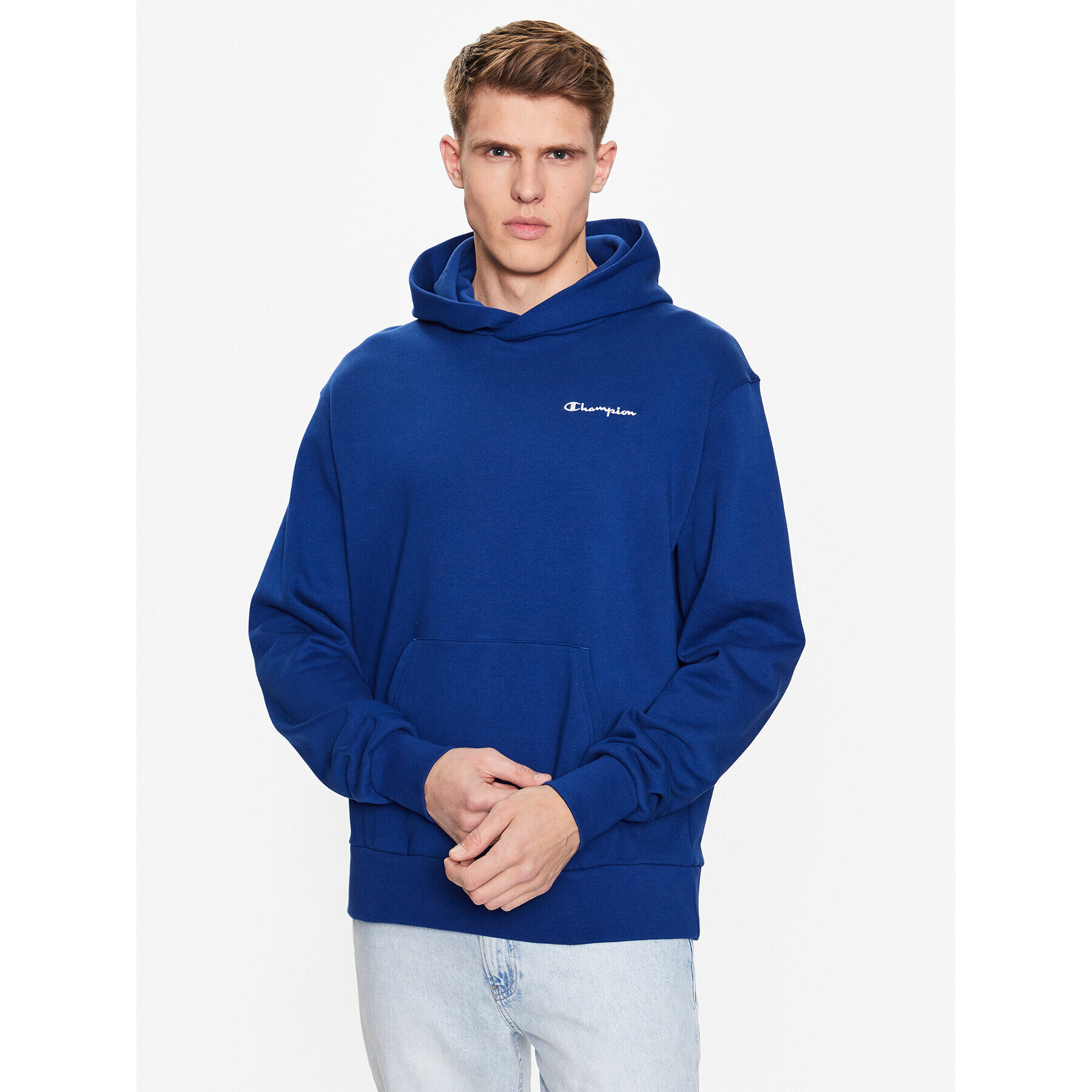 Champion Bluză 218926 Albastru Relaxed Fit - Pled.ro