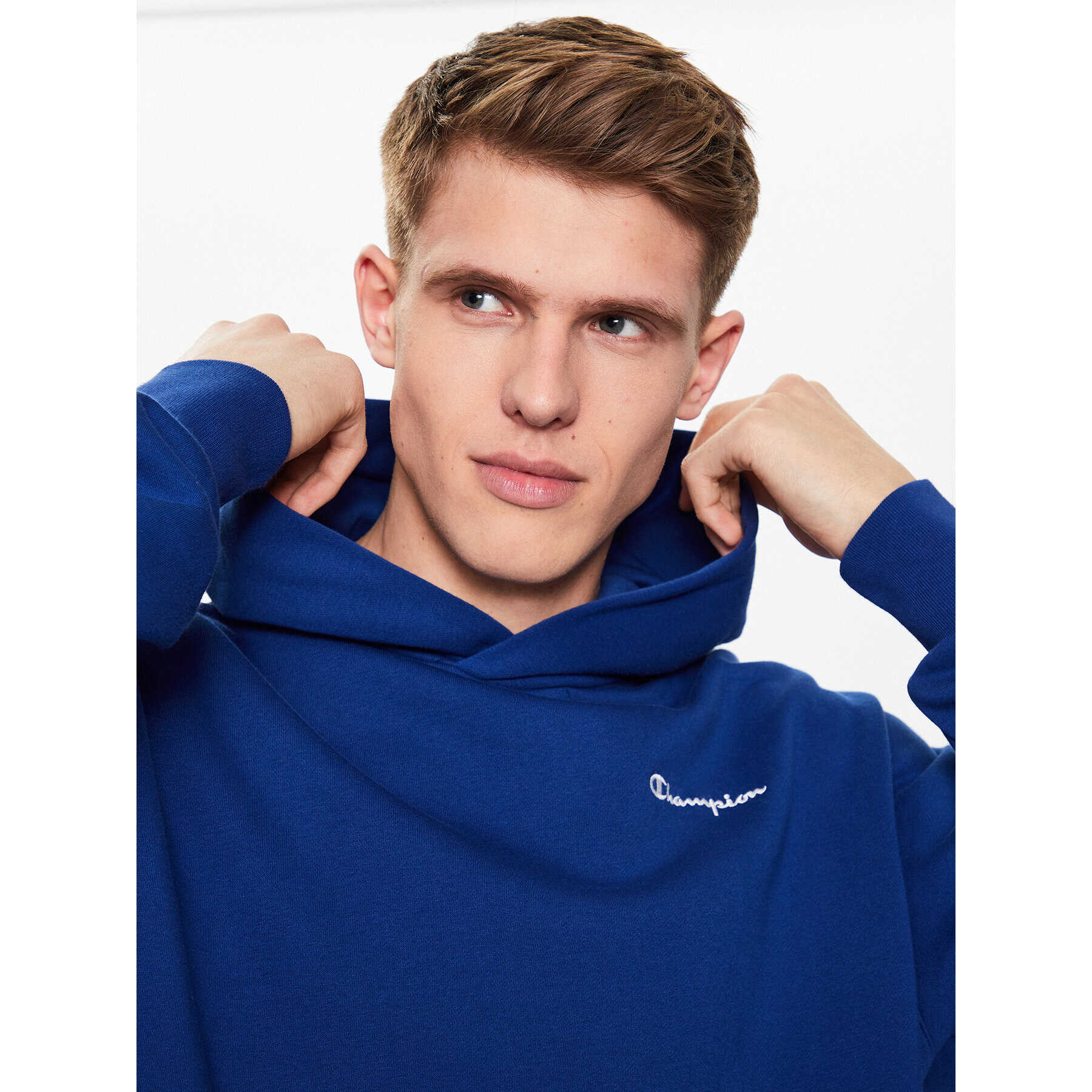 Champion Bluză 218926 Albastru Relaxed Fit - Pled.ro