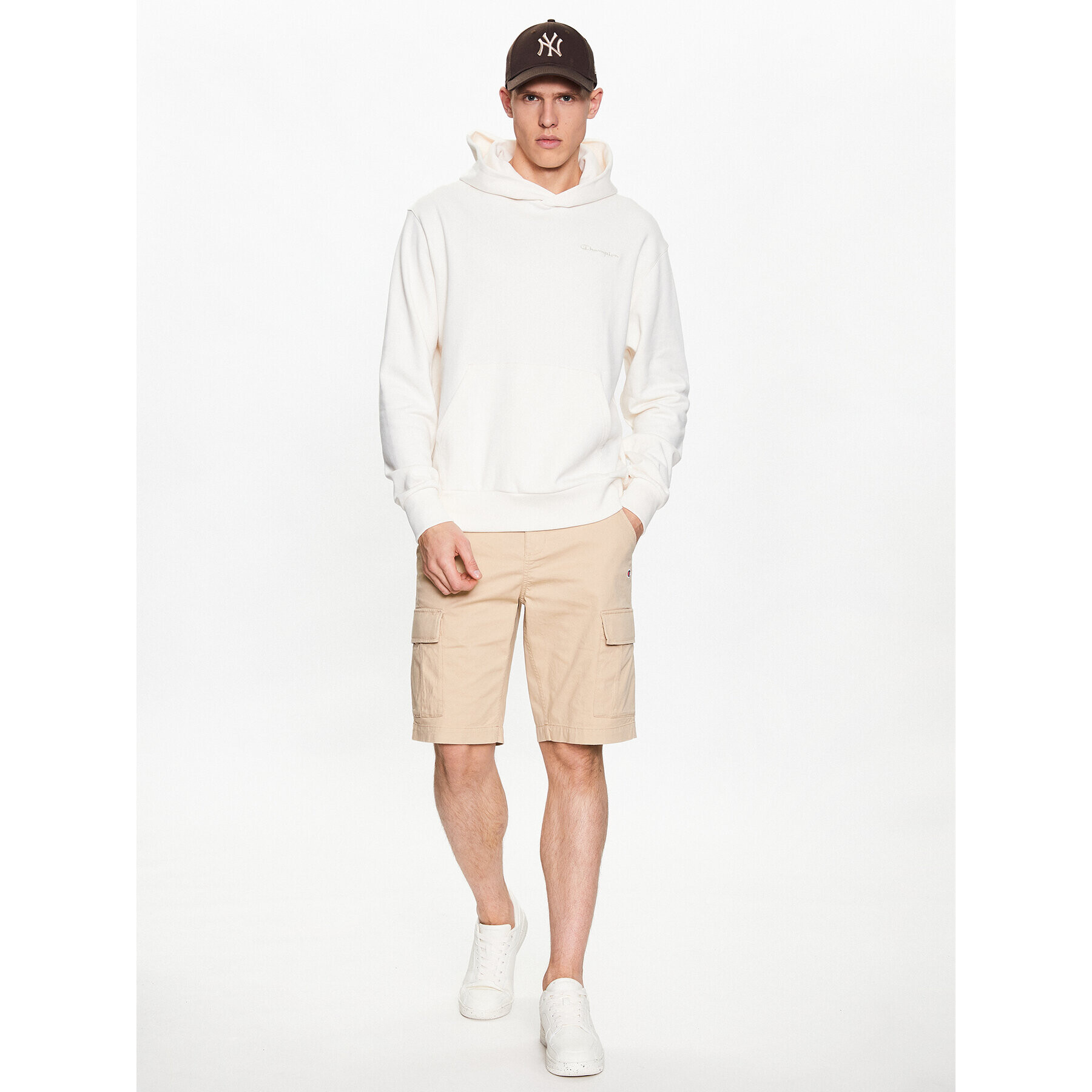 Champion Bluză 218926 Écru Regular Fit - Pled.ro