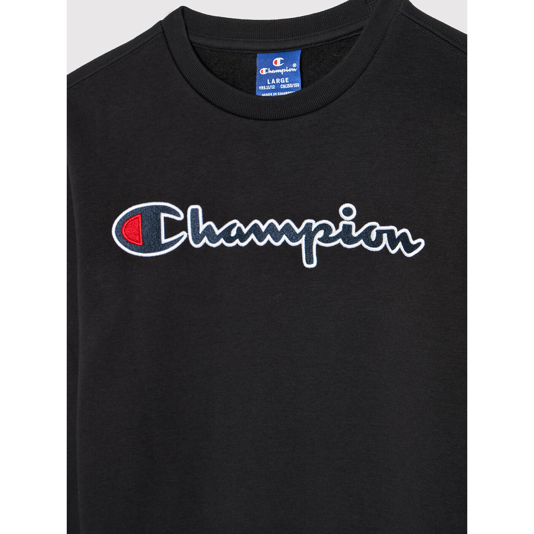 Champion Bluză 305766 Negru Regular Fit - Pled.ro