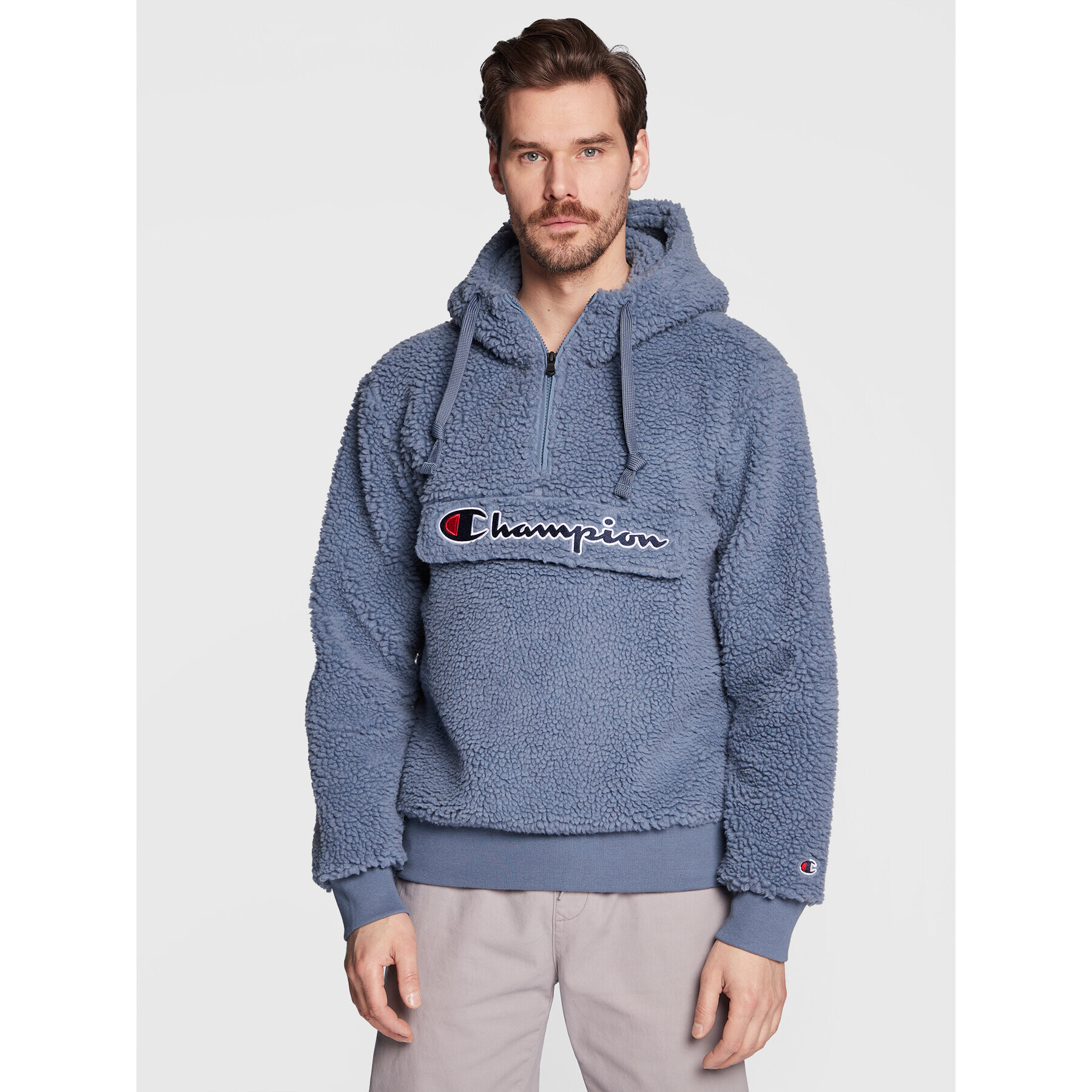 Champion Bluză Big Pocket 218092 Albastru Regular Fit - Pled.ro