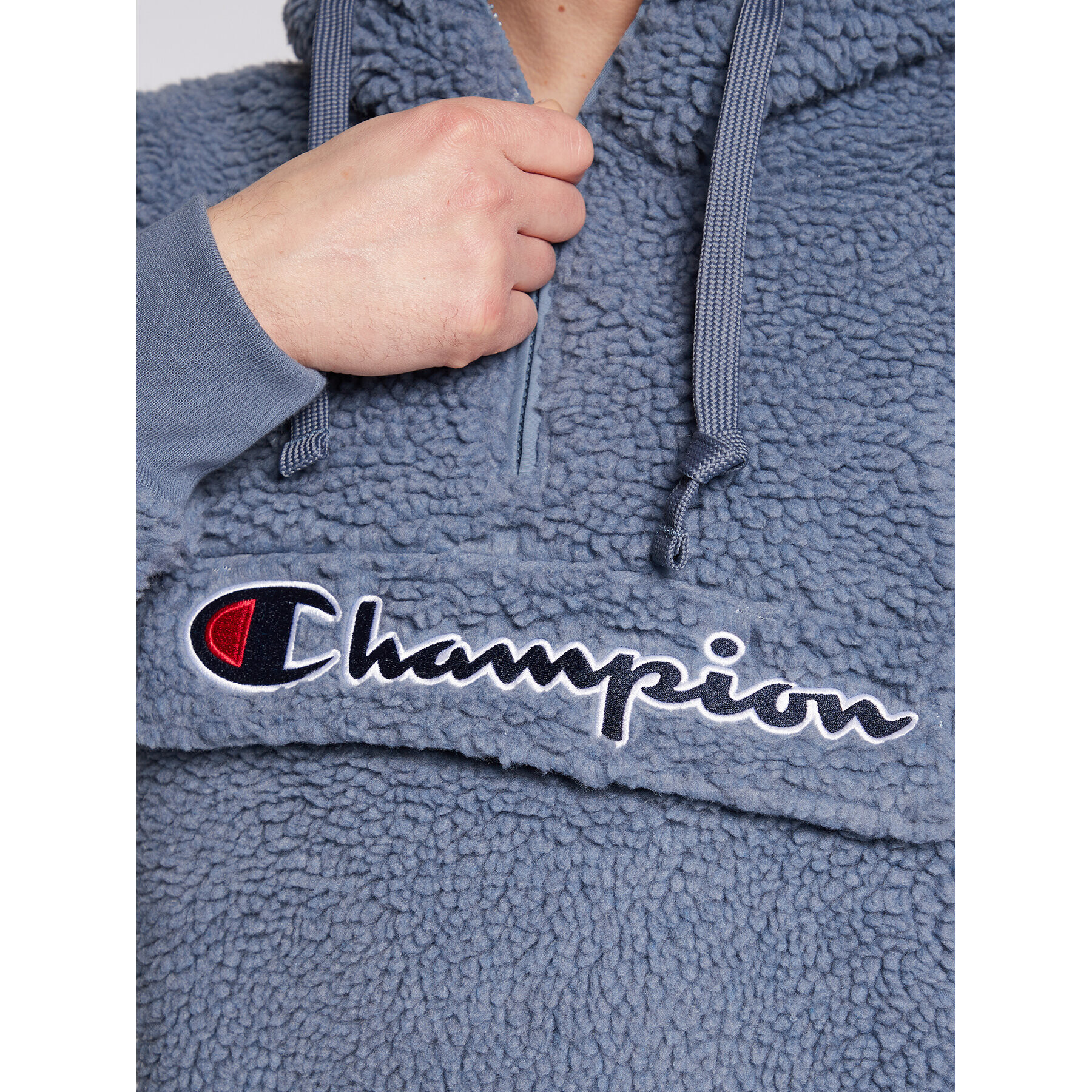 Champion Bluză Big Pocket 218092 Albastru Regular Fit - Pled.ro