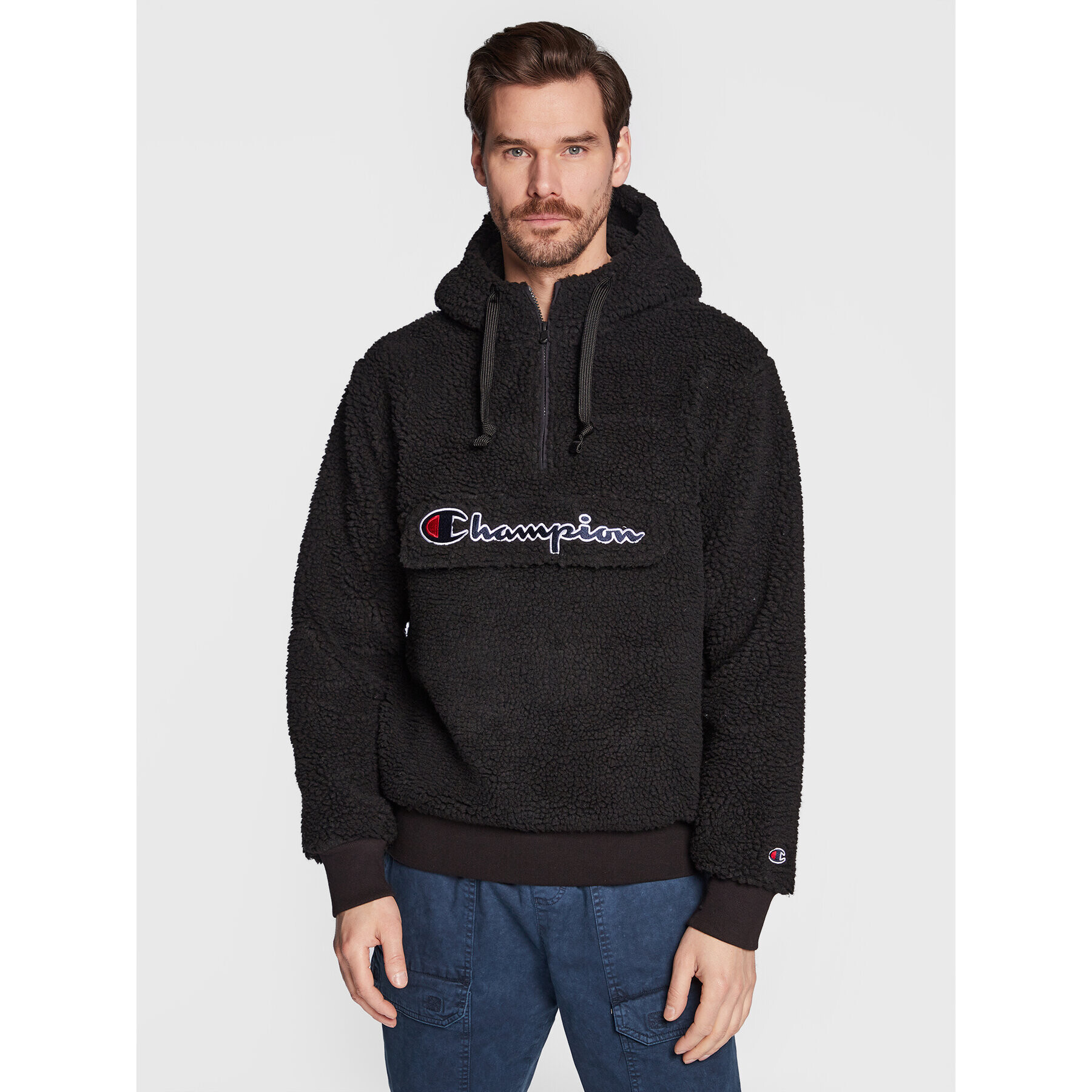 Champion Bluză Big Pocket 218092 Negru Regular Fit - Pled.ro