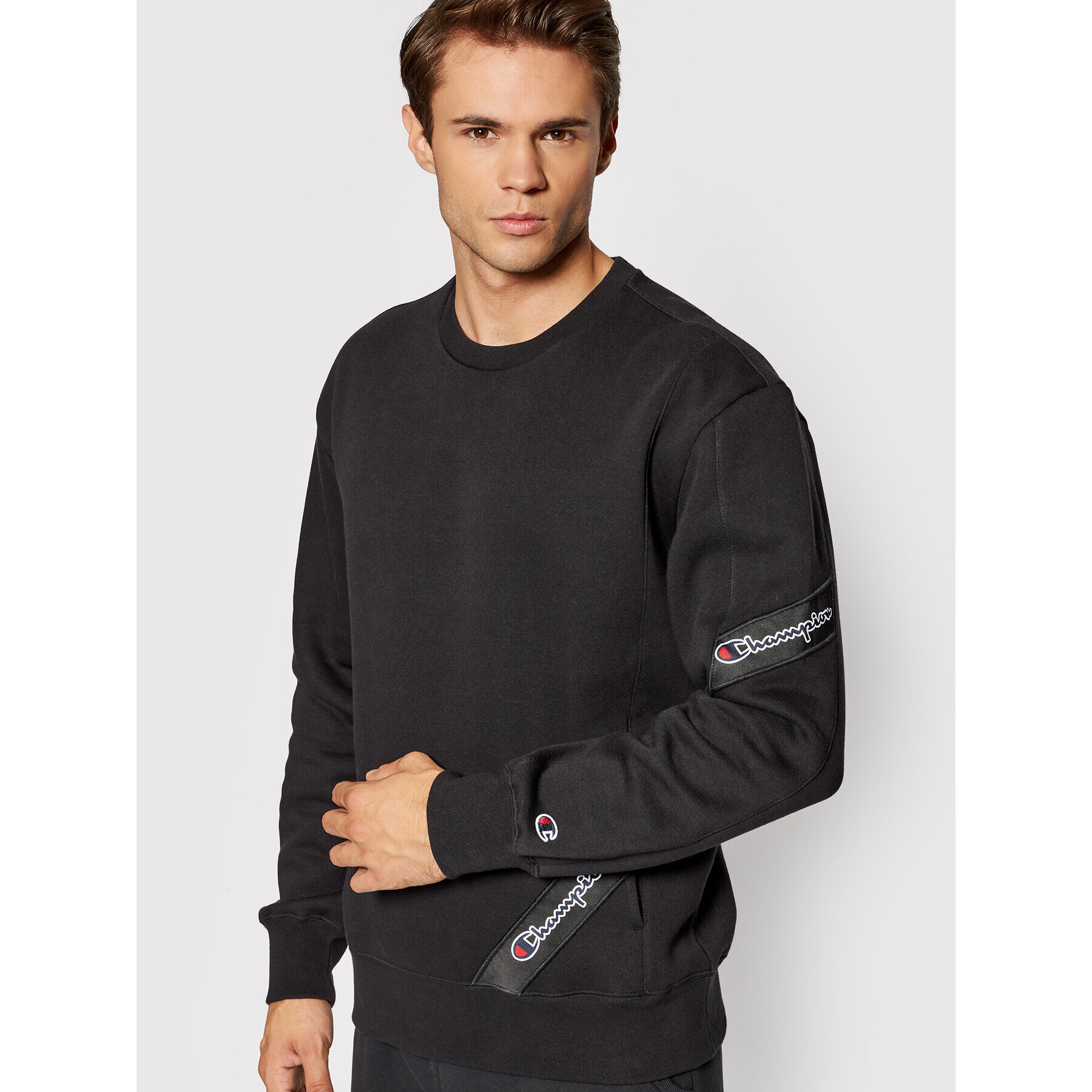 Champion Bluză Blend Asymmetric Pocket 216550 Negru Custom Fit - Pled.ro