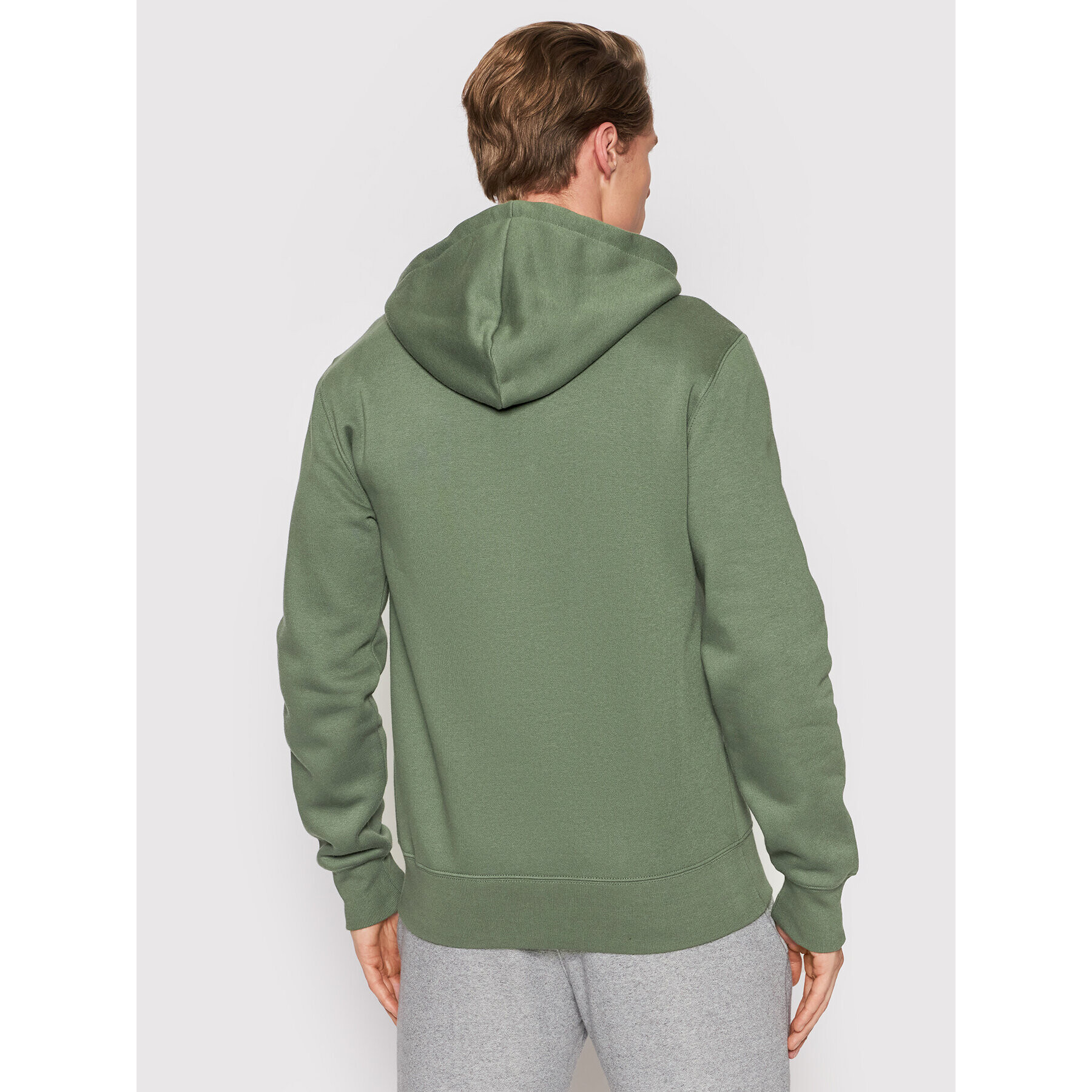 Champion Bluză Blend Pocket Half Zip-Up 216478 Verde Comfort Fit - Pled.ro