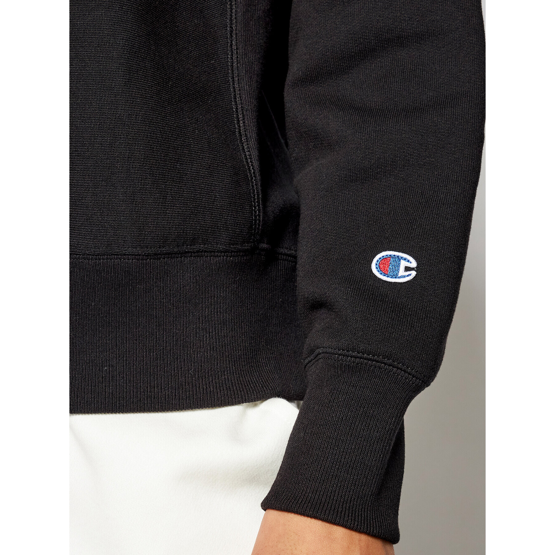 Champion Bluză Crewneck 113152 Negru Standard Fit - Pled.ro