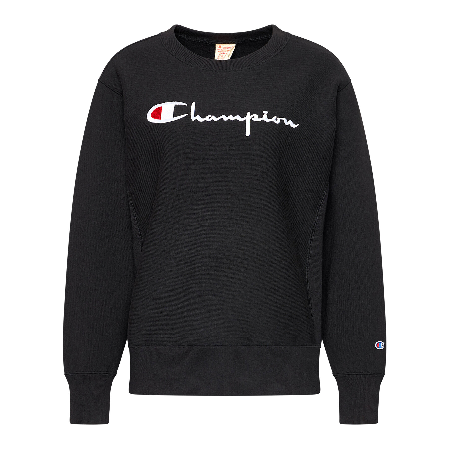 Champion Bluză Crewneck 113152 Negru Standard Fit - Pled.ro