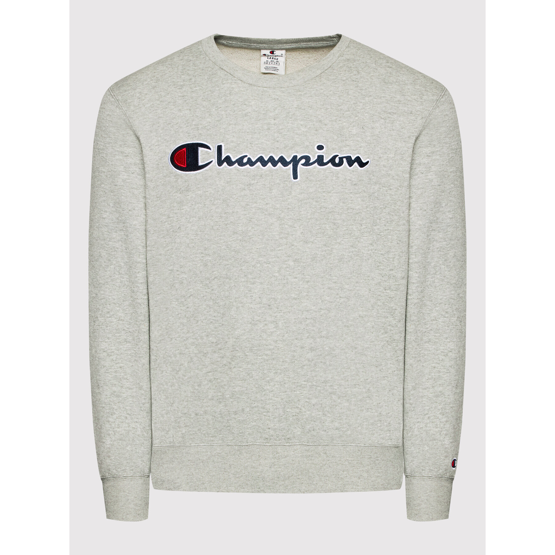 Champion Bluză Crewneck 217061 Gri Regular Fit - Pled.ro