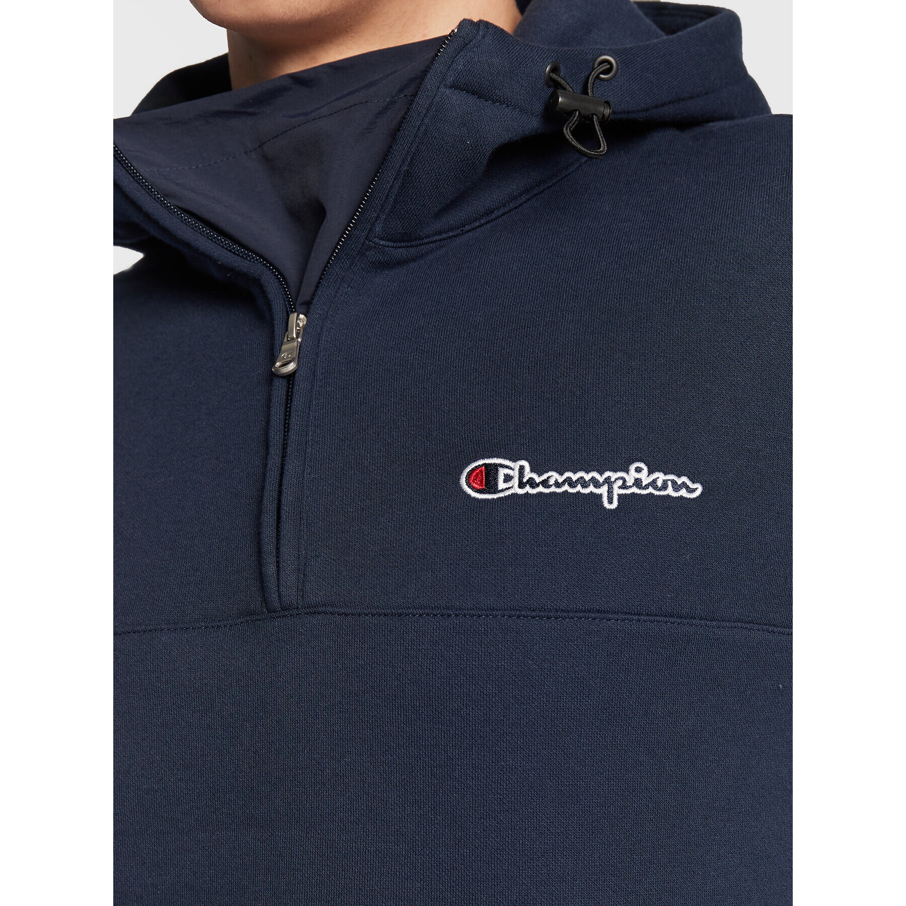 Champion Bluză Half-Zip Heavy 217866 Bleumarin Regular Fit - Pled.ro